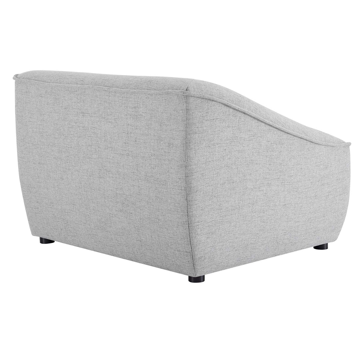 Comprise Left-Arm Sectional Sofa Chair Light Gray EEI-4415-LGR