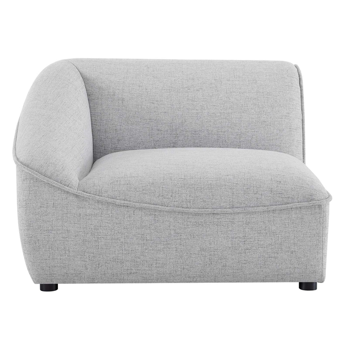 Comprise Left-Arm Sectional Sofa Chair Light Gray EEI-4415-LGR