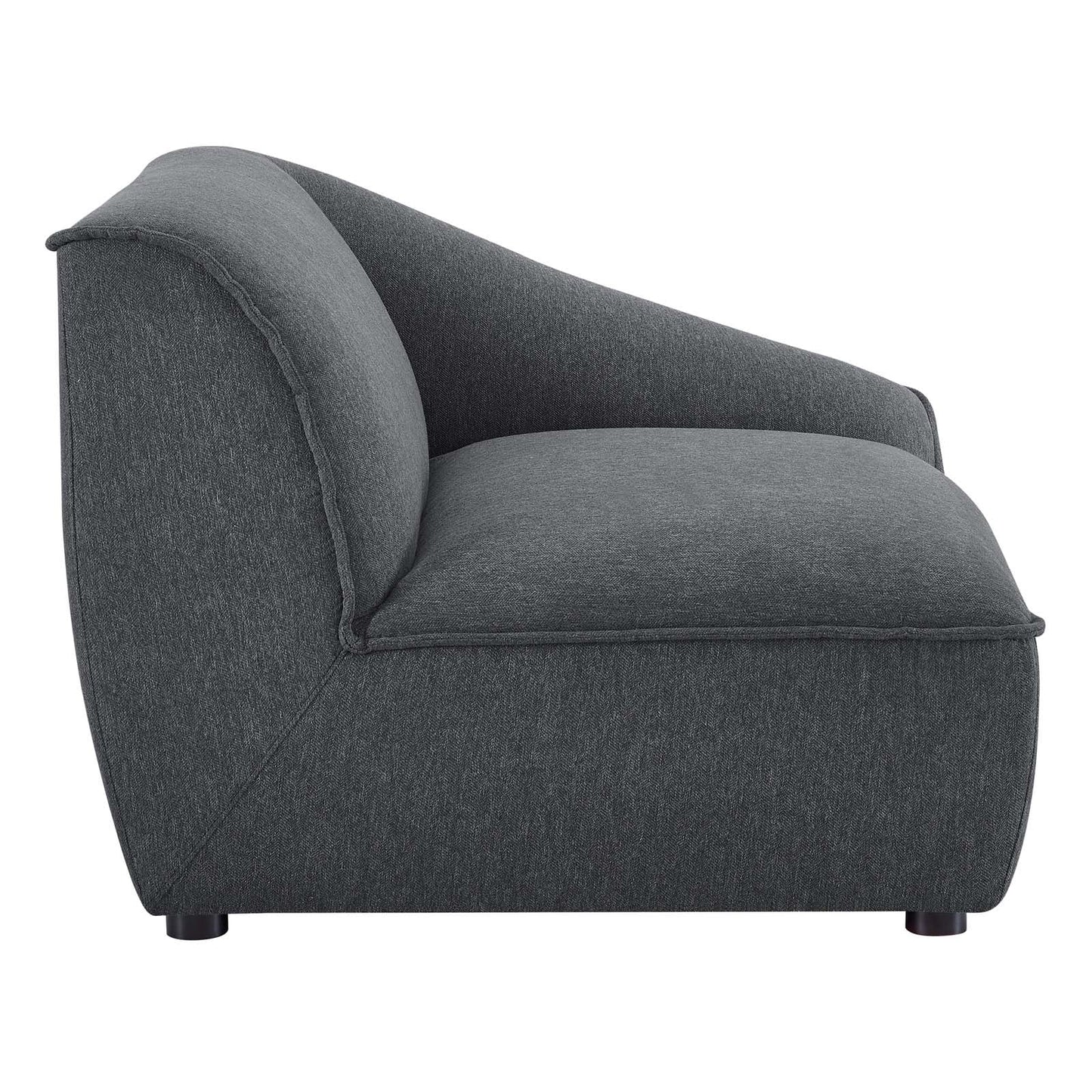 Comprise Right-Arm Sectional Sofa Chair Charcoal EEI-4416-CHA