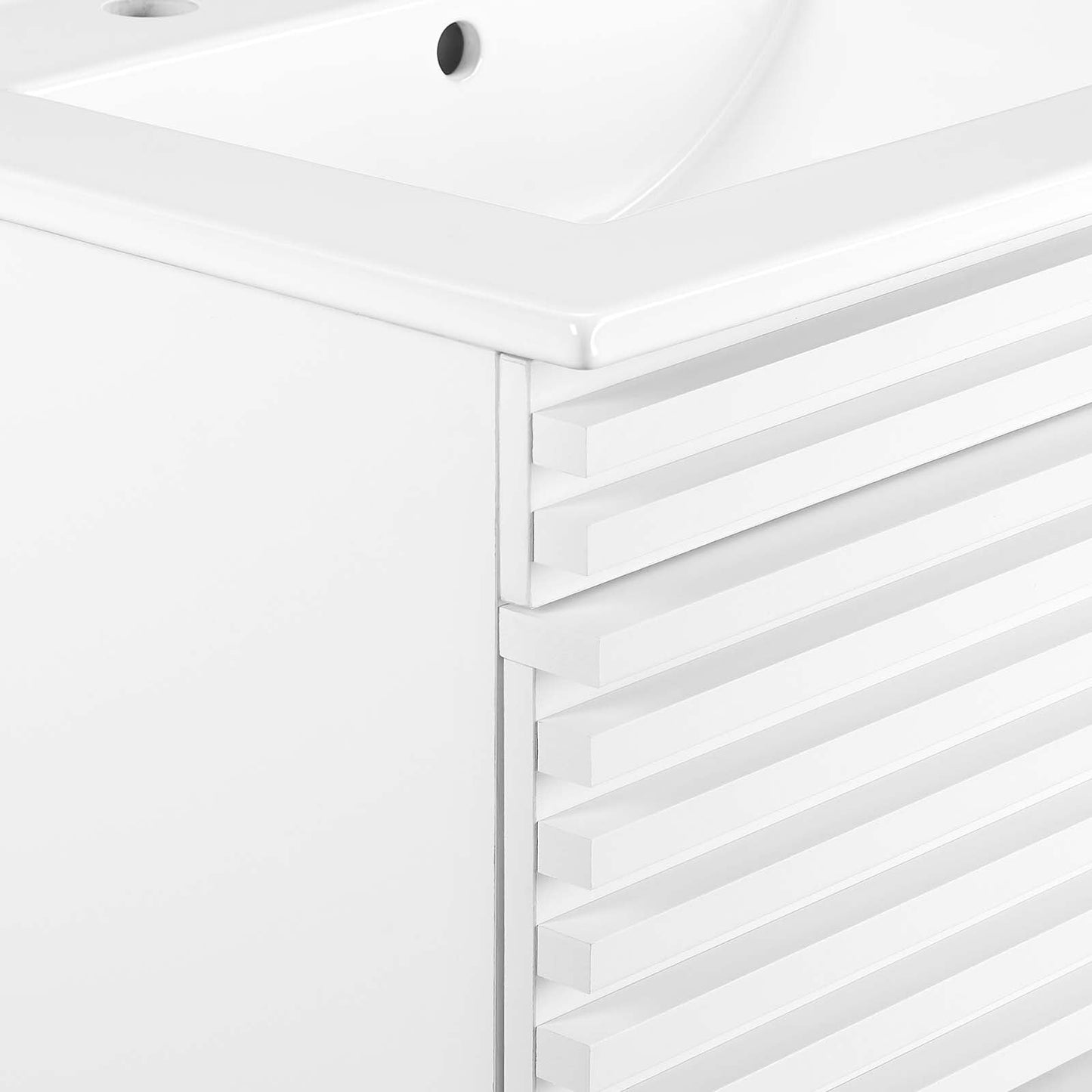 Render 24" Wall-Mount Bathroom Vanity White White EEI-4433-WHI-WHI