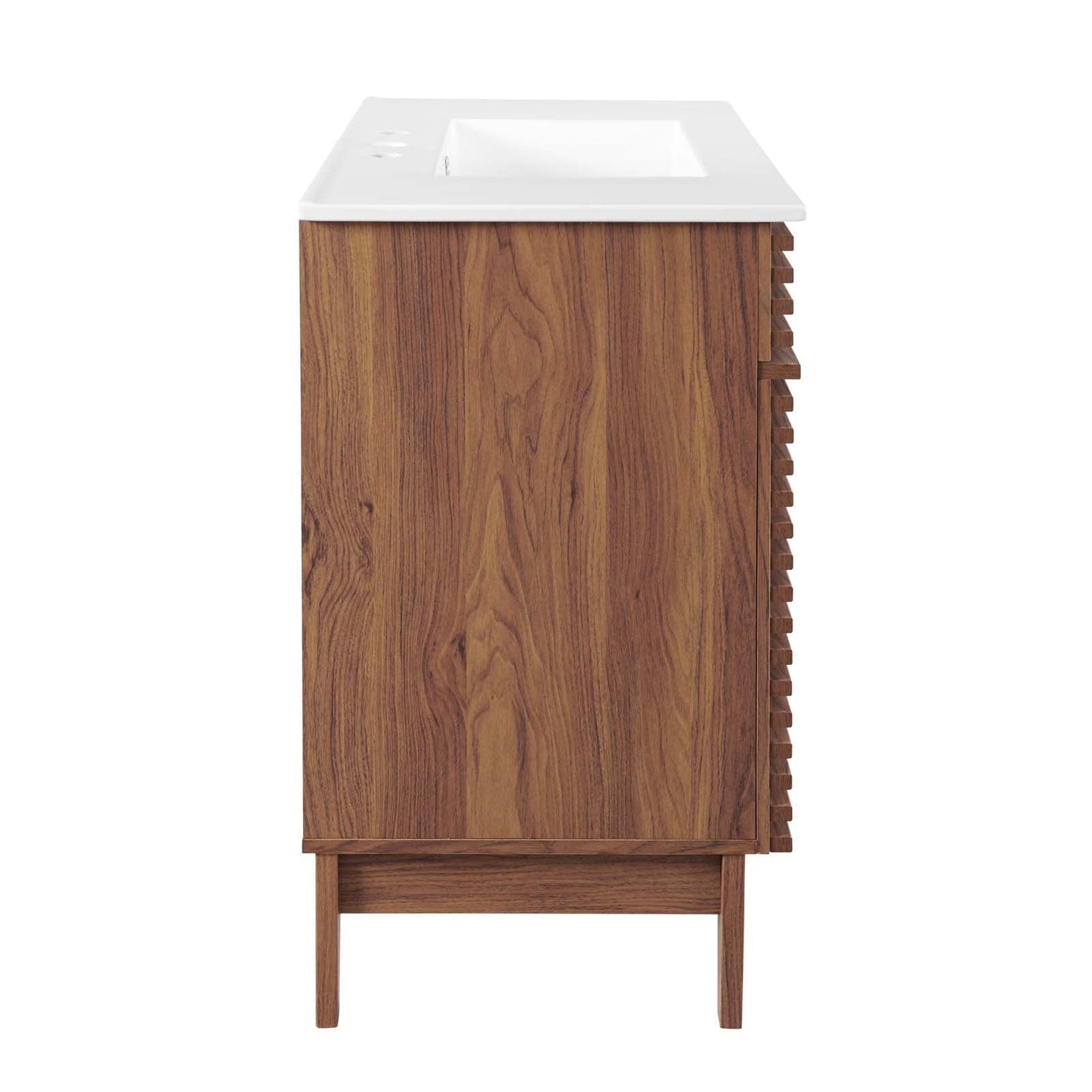 Render 36" Bathroom Vanity Walnut White EEI-4437-WAL-WHI