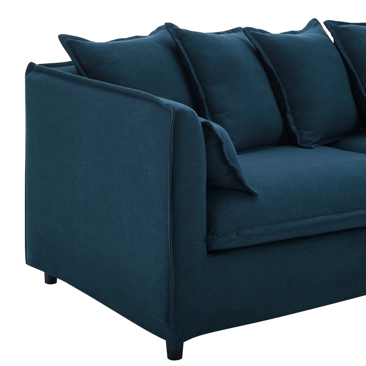 Avalon Slipcover Fabric Sofa Azure EEI-4449-AZU