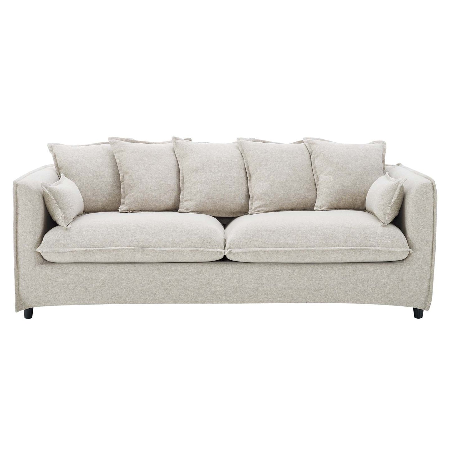 Avalon Slipcover Fabric Sofa Beige EEI-4449-BEI