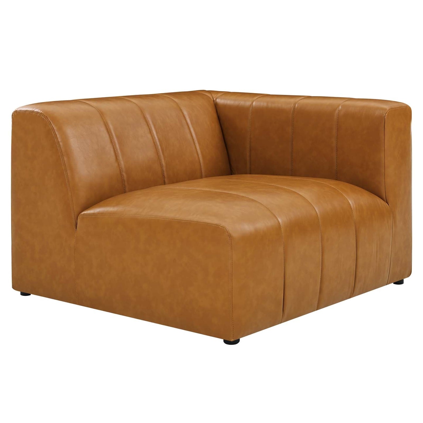 Bartlett Vegan Leather 2-Piece Loveseat Tan EEI-4513-TAN