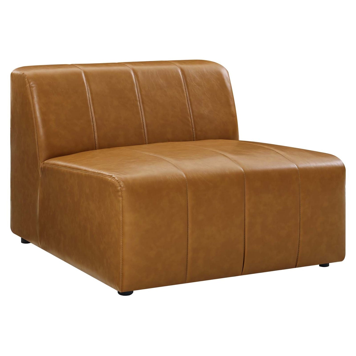 Bartlett Vegan Leather 3-Piece Sofa Tan EEI-4515-TAN