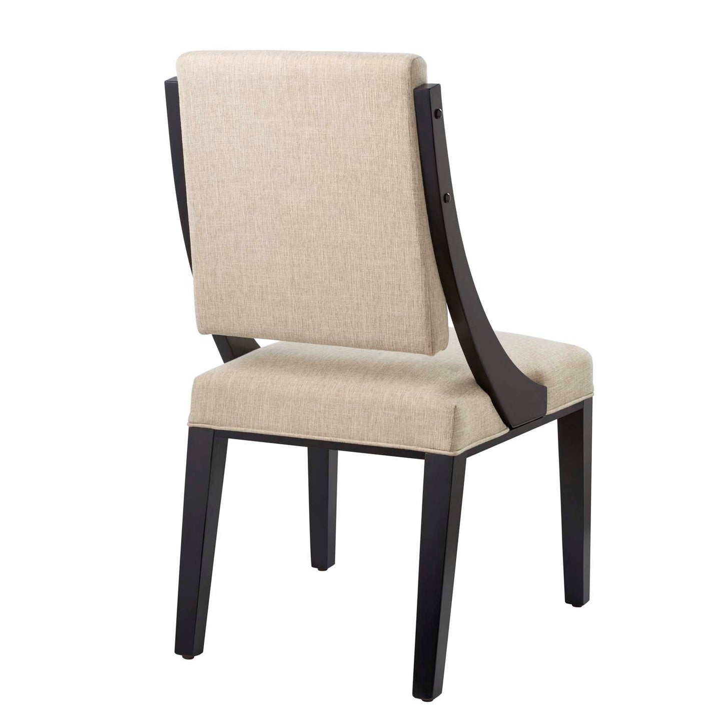 Cambridge Upholstered Fabric Dining Chairs - Set of 2 Beige EEI-4553-BEI