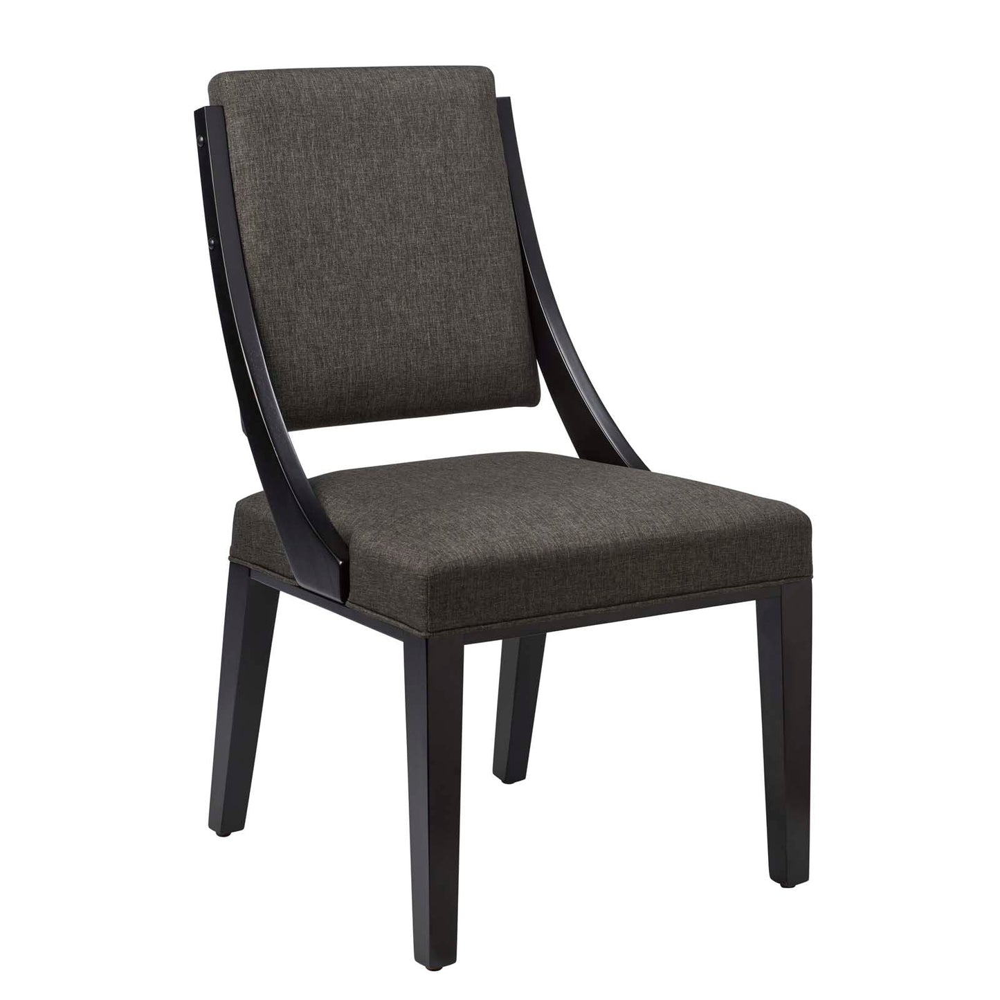 Cambridge Upholstered Fabric Dining Chairs - Set of 2 Gray EEI-4553-GRY