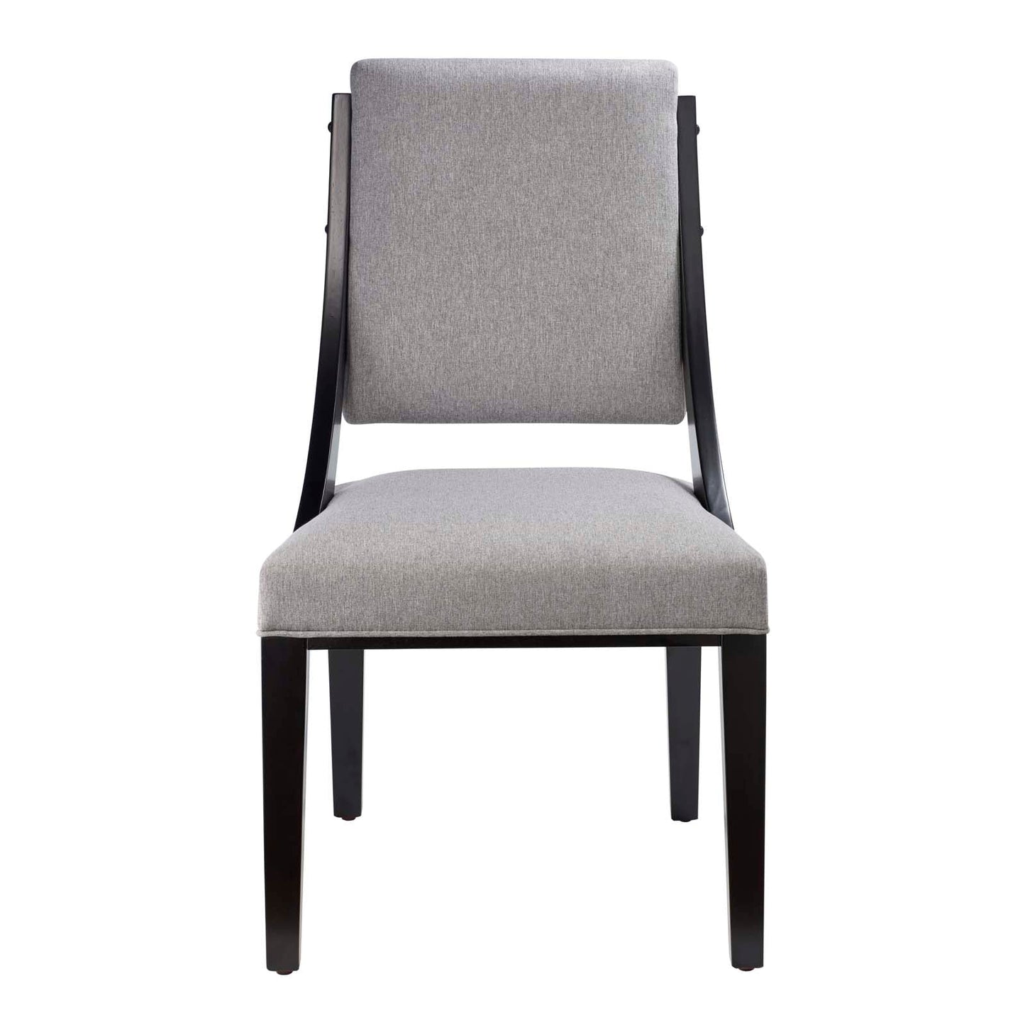 Cambridge Upholstered Fabric Dining Chairs - Set of 2 Light Gray EEI-4553-LGR