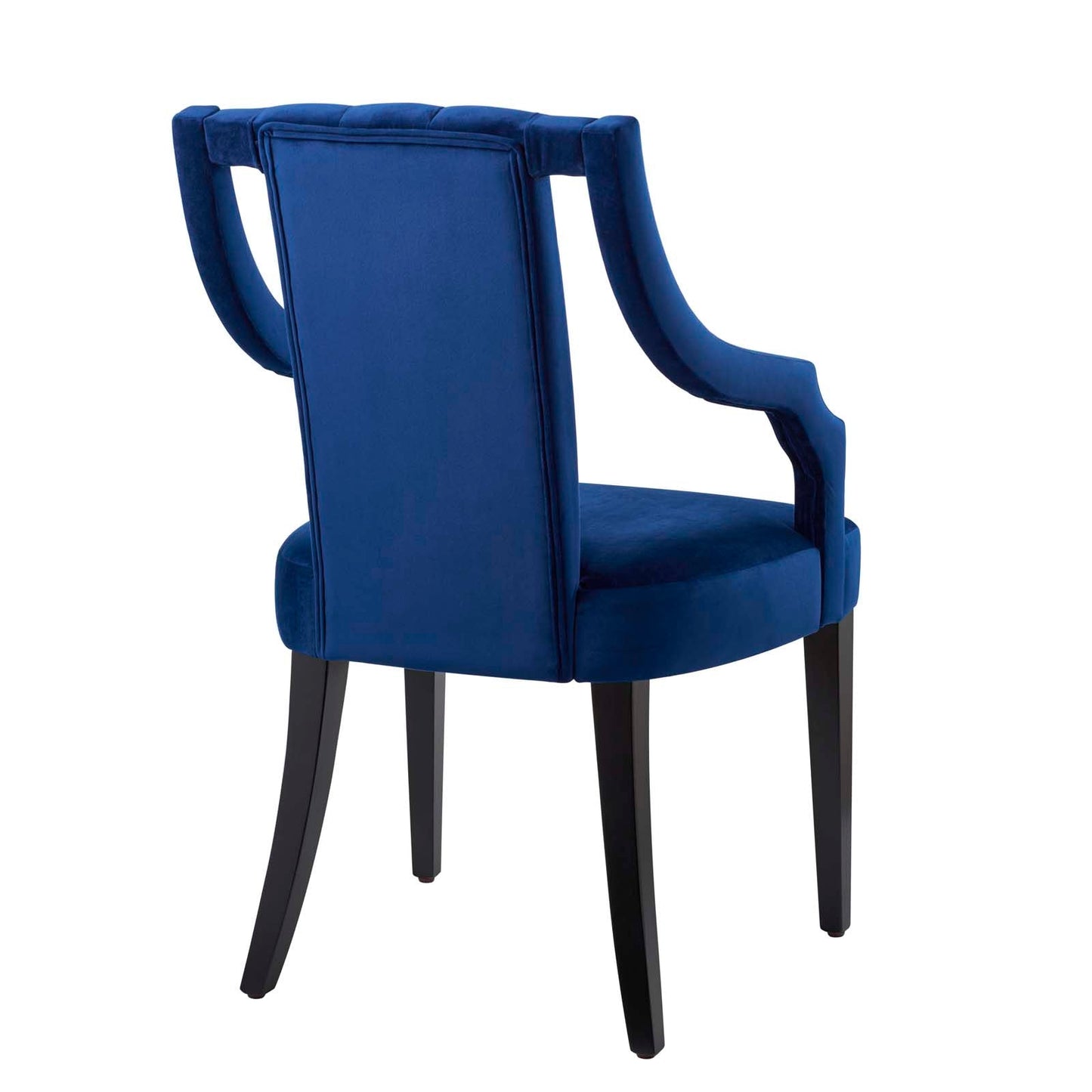 Virtue Performance Velvet Dining Chairs - Set of 2 Navy EEI-4554-NAV