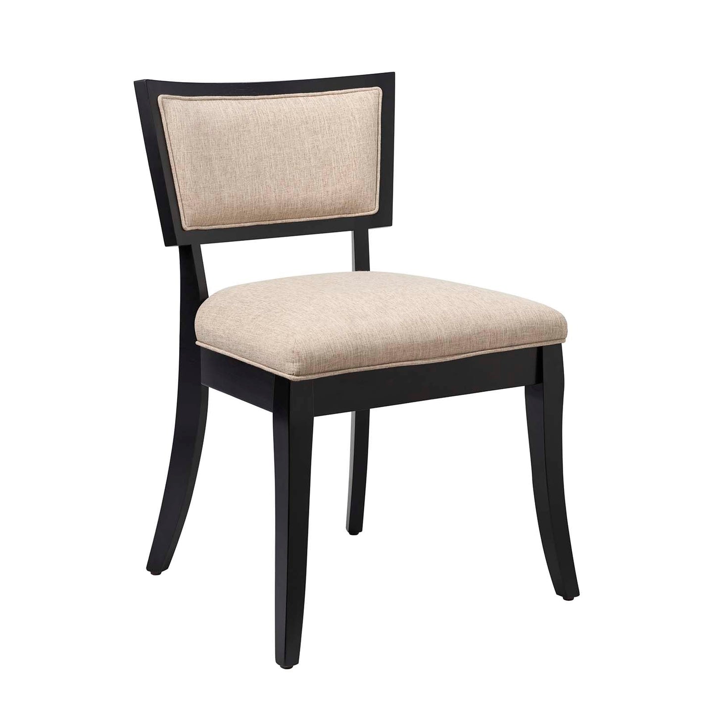 Pristine Upholstered Fabric Dining Chairs - Set of 2 Beige EEI-4557-BEI