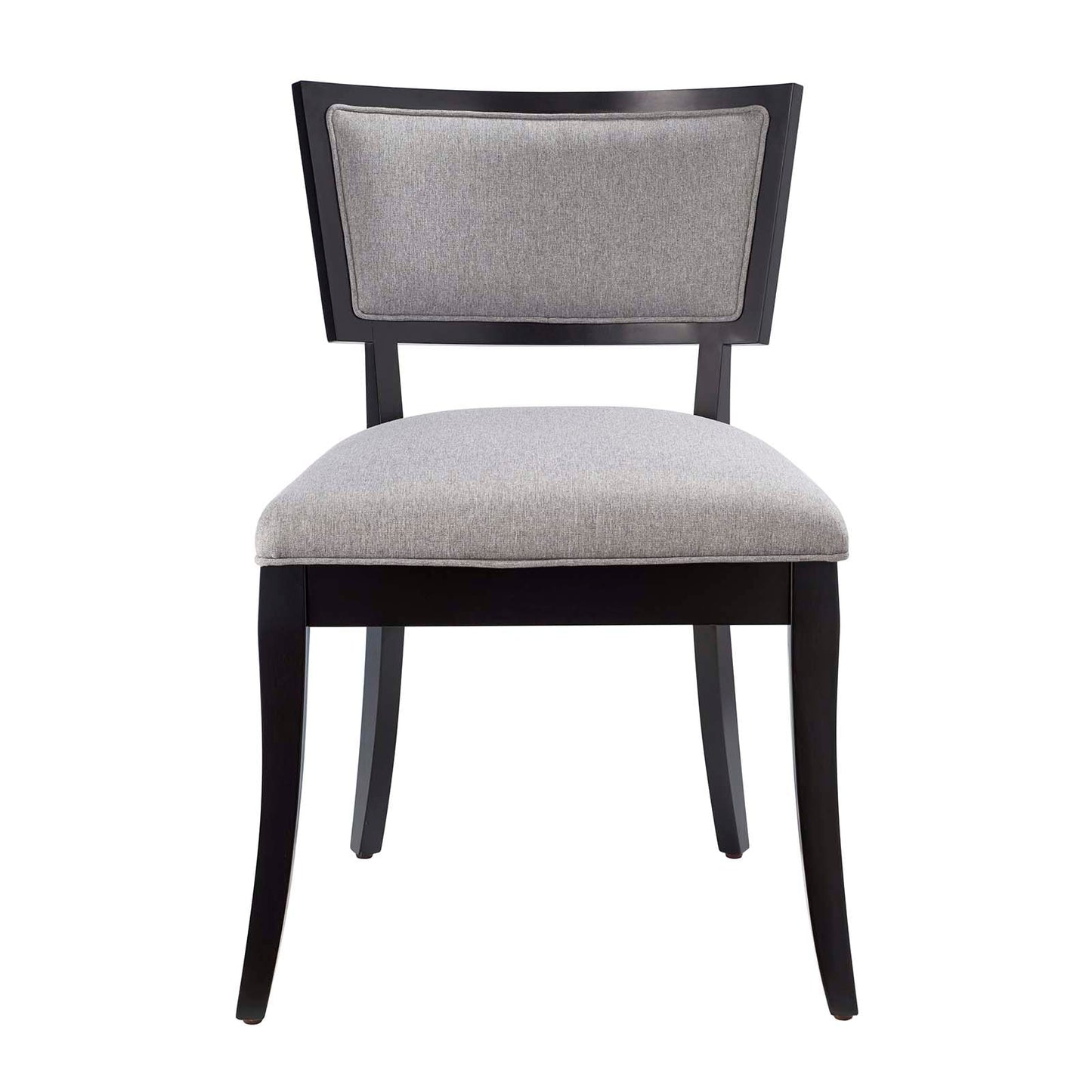 Pristine Upholstered Fabric Dining Chairs - Set of 2 Light Gray EEI-4557-LGR