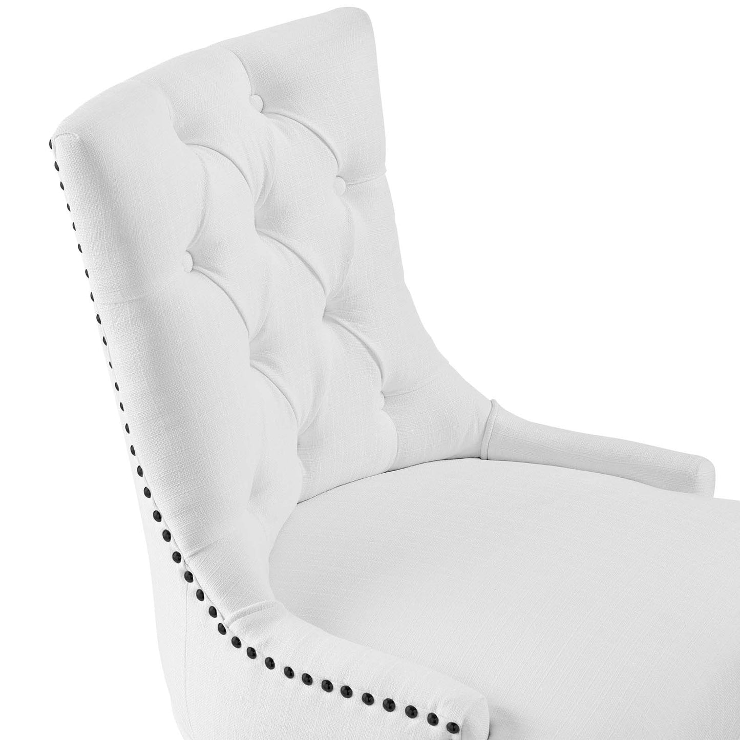 Regent Tufted Fabric Office Chair Black White EEI-4572-BLK-WHI