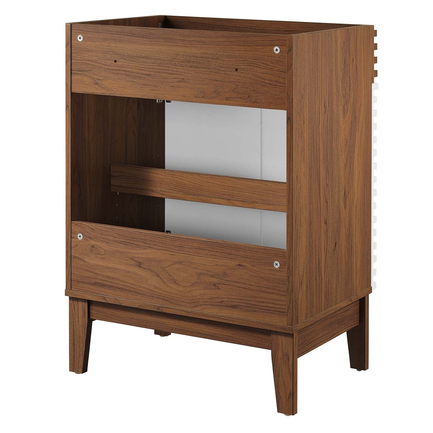 Render Bathroom Vanity Cabinet (Sink Basin Not Included) White Walnut EEI-4598-WHI-WAL