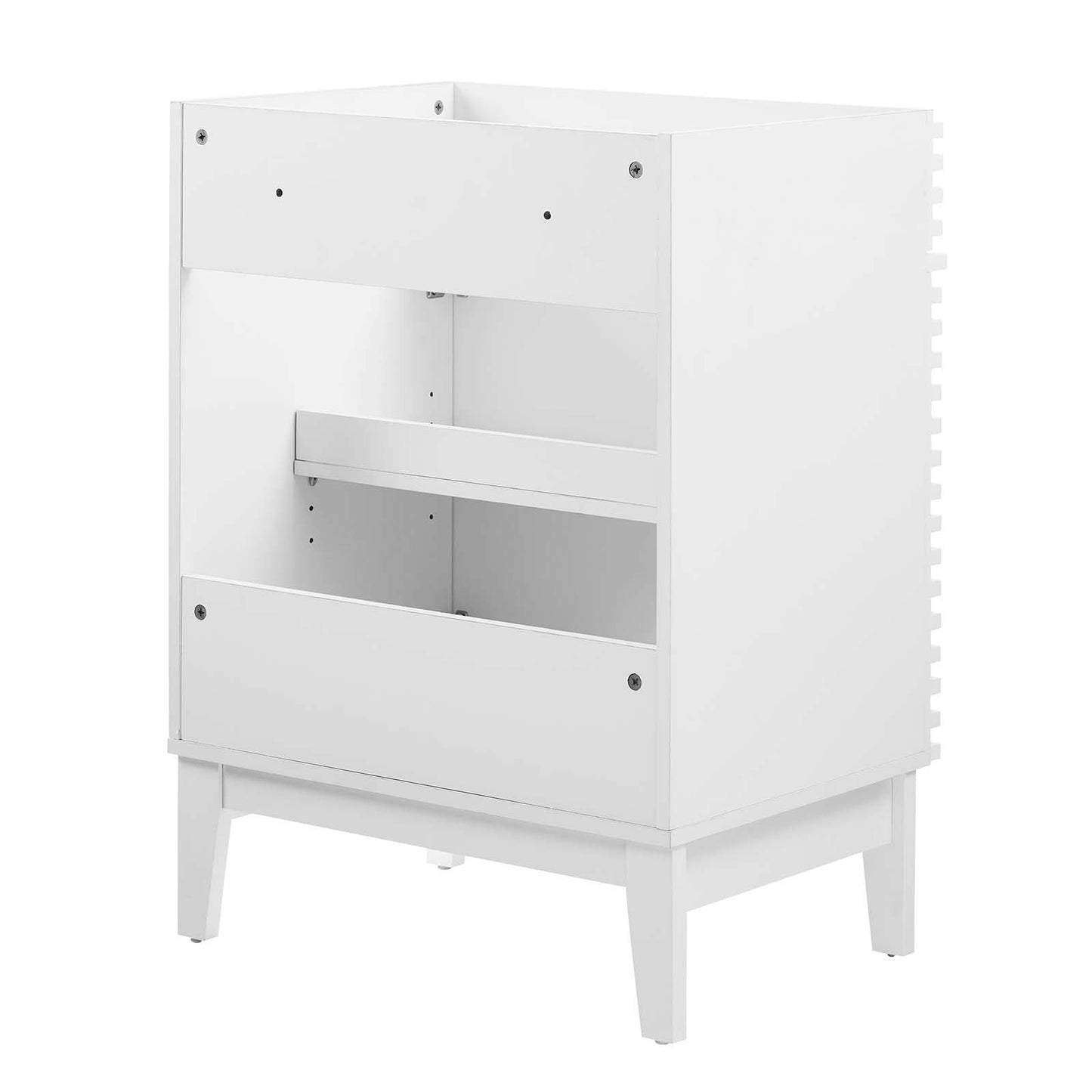 Render Bathroom Vanity Cabinet (Sink Basin Not Included) White EEI-4598-WHI