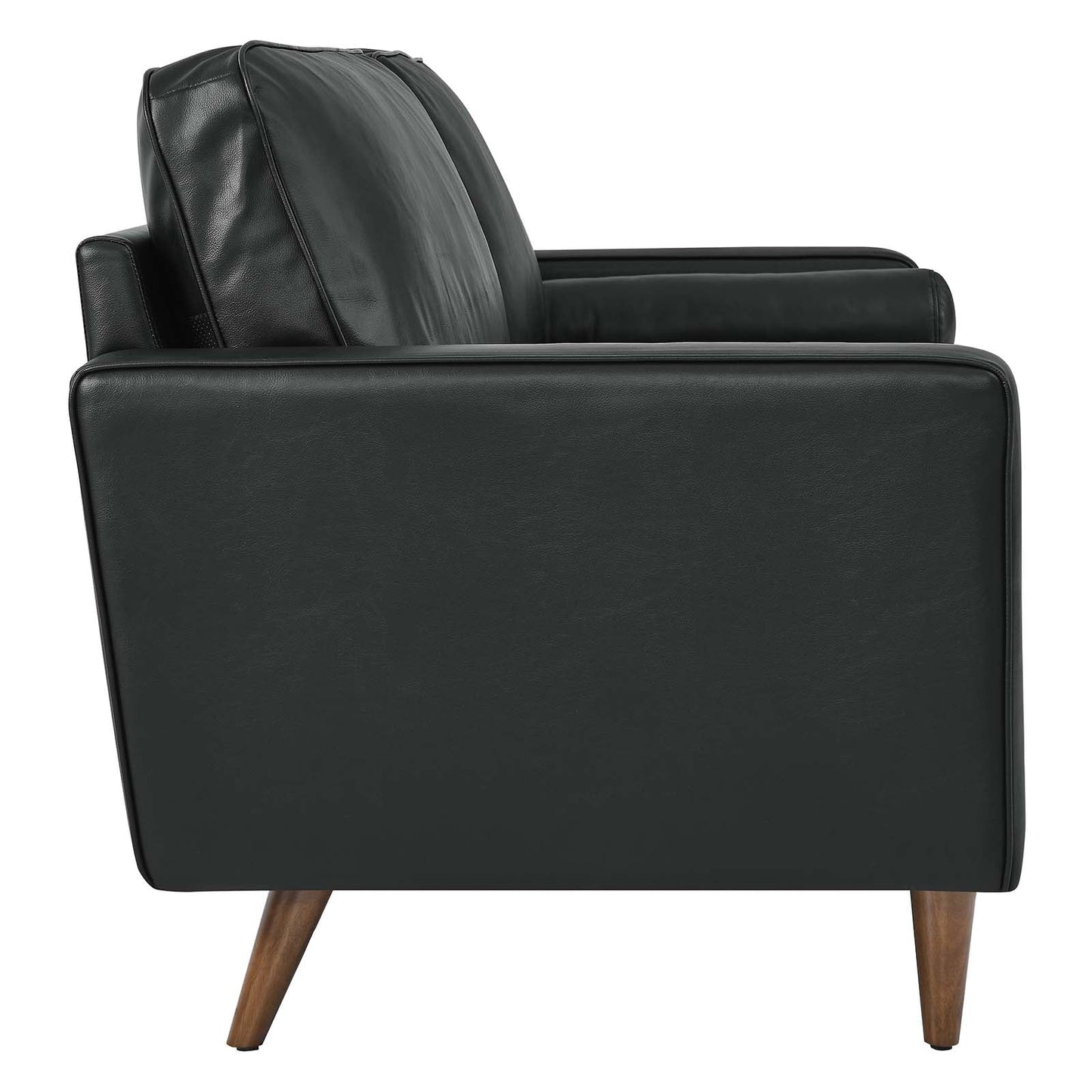 Valour Leather Sofa Black EEI-4633-BLK