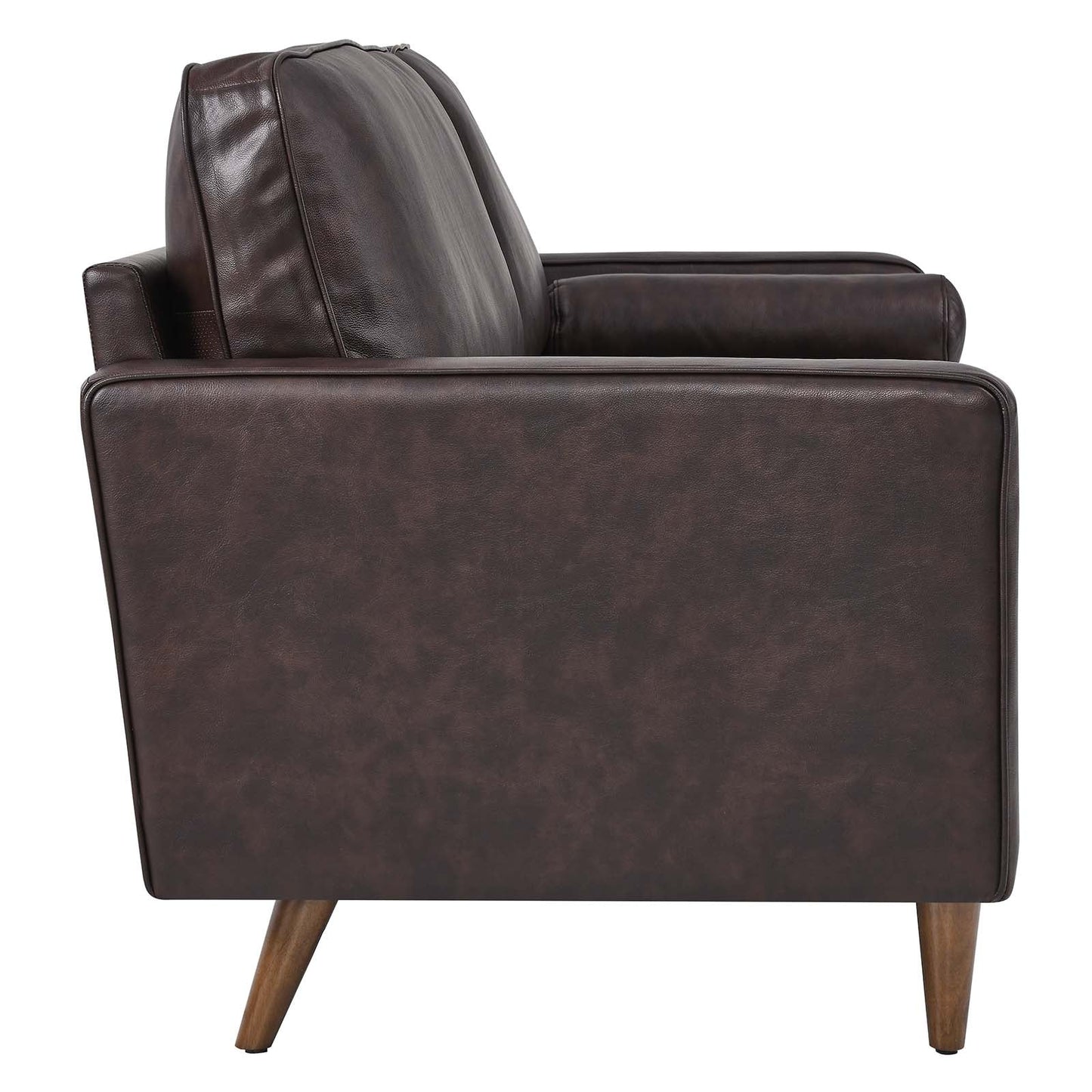 Valour Leather Sofa Brown EEI-4633-BRN