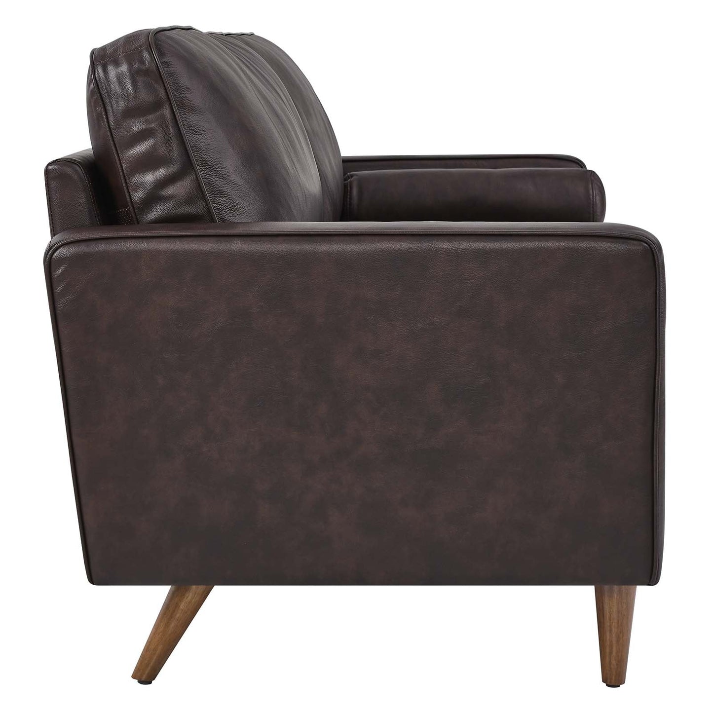 Valour 81" Leather Sofa Brown EEI-4634-BRN