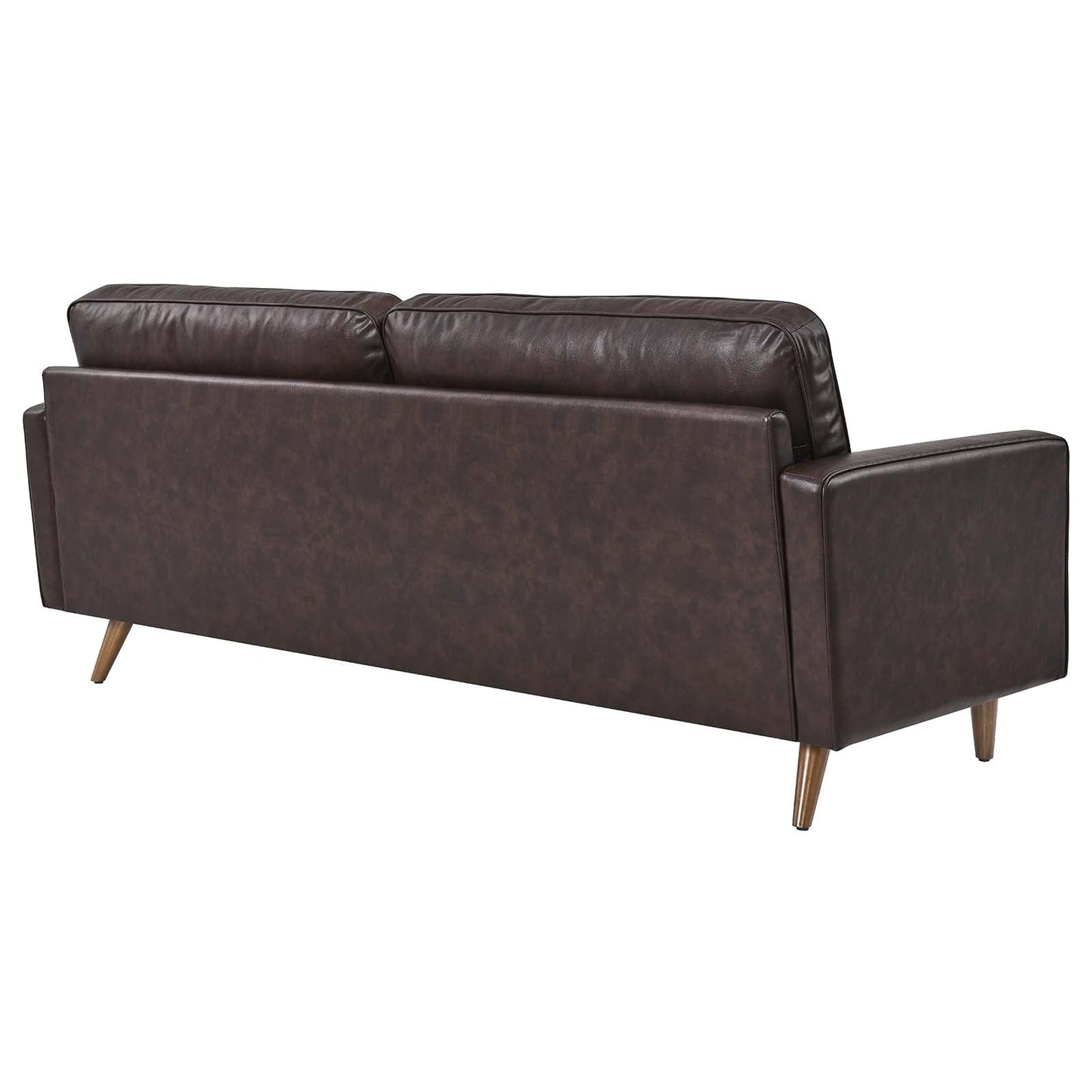 Valour 81" Leather Sofa Brown EEI-4634-BRN