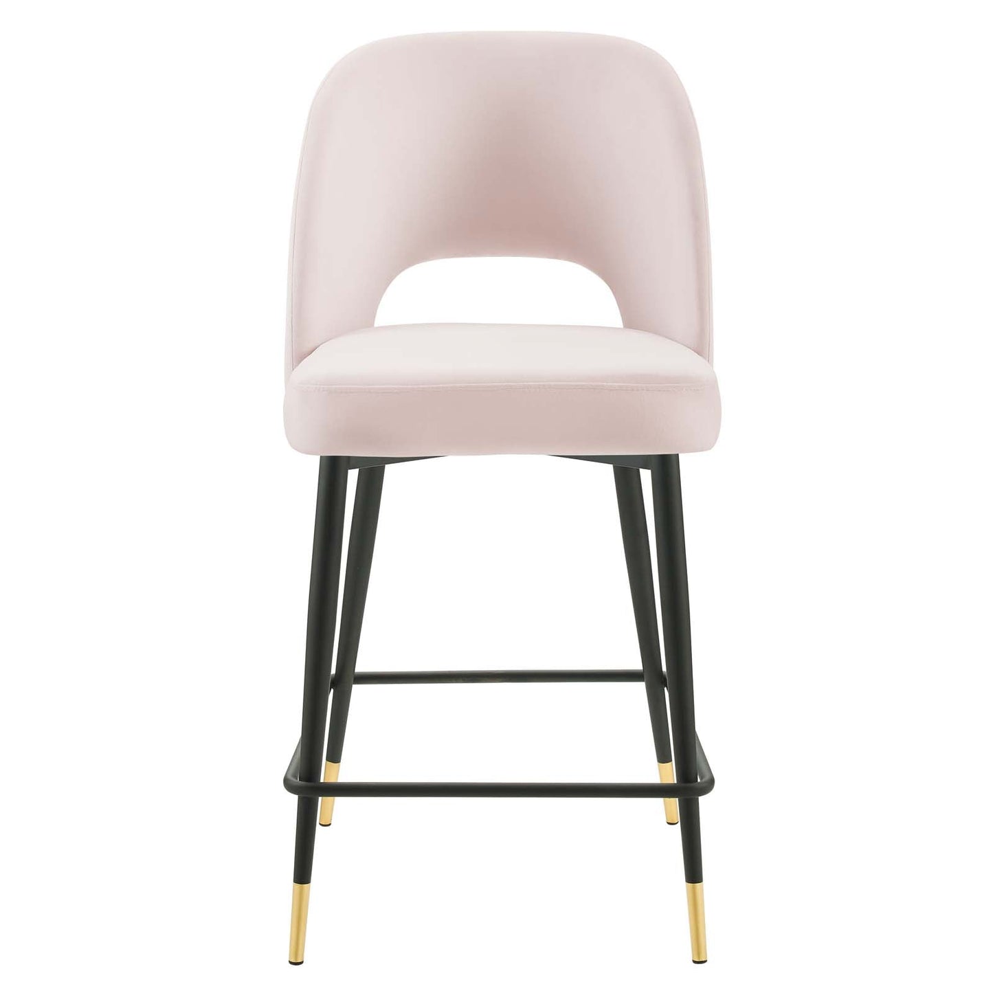 Rouse Performance Velvet Counter Stool Pink EEI-4643-PNK