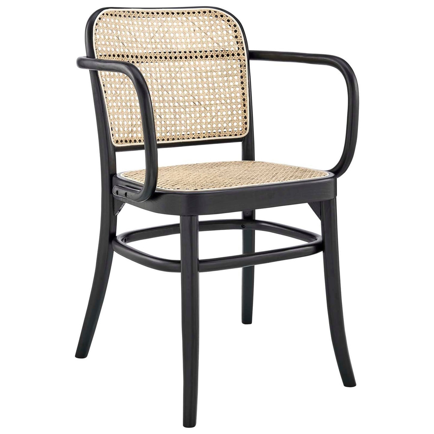 Winona Wood Dining Chair Black EEI-4651-BLK