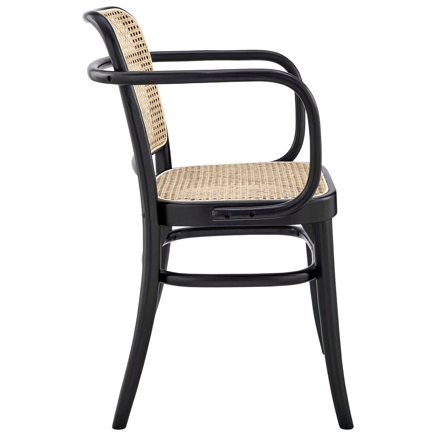 Winona Wood Dining Chair Black EEI-4651-BLK