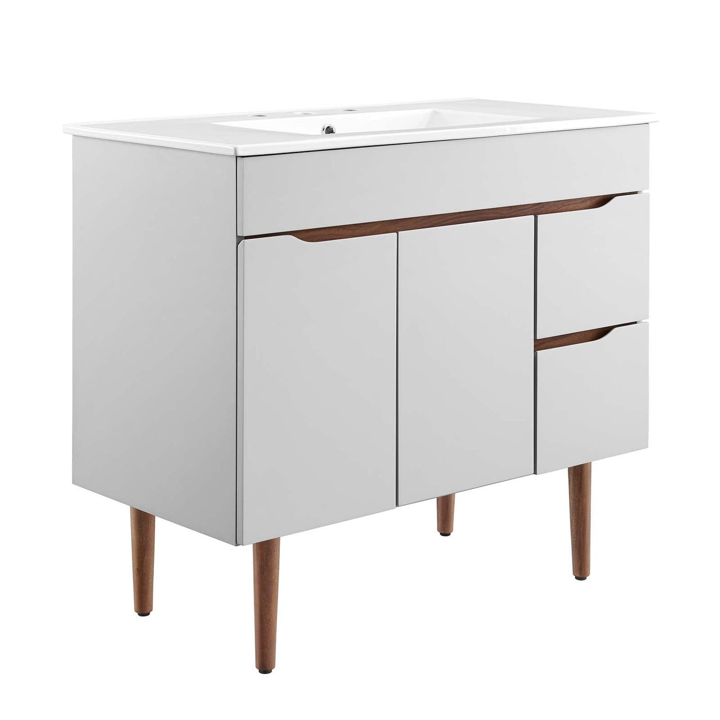 Harvest 36" Bathroom Vanity Gray White EEI-4670-GRY-WHI