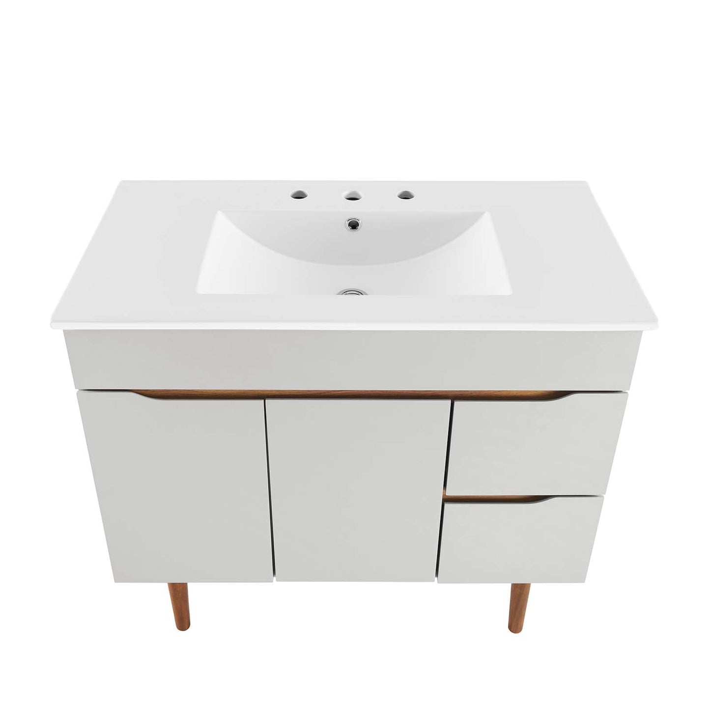 Harvest 36" Bathroom Vanity Gray White EEI-4670-GRY-WHI