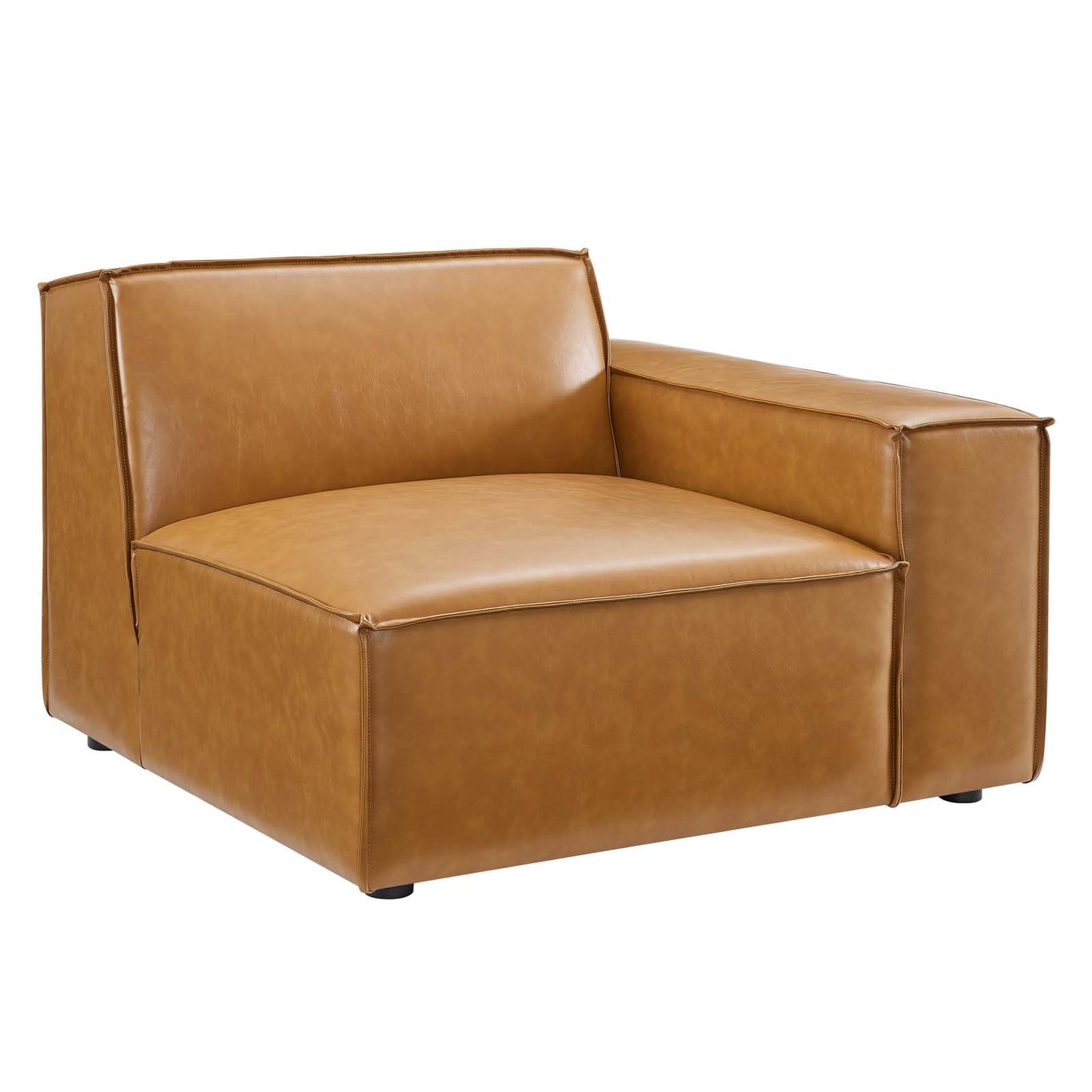 Restore Vegan Leather Loveseat Tan EEI-4707-TAN