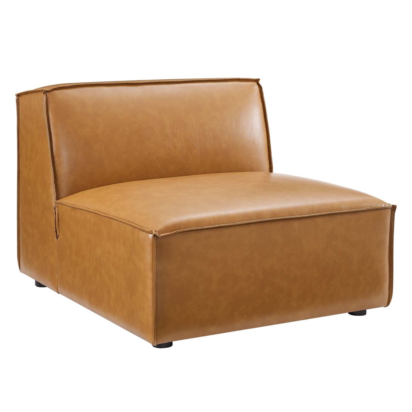 Restore Vegan Leather 3-Piece Sofa Tan EEI-4708-TAN