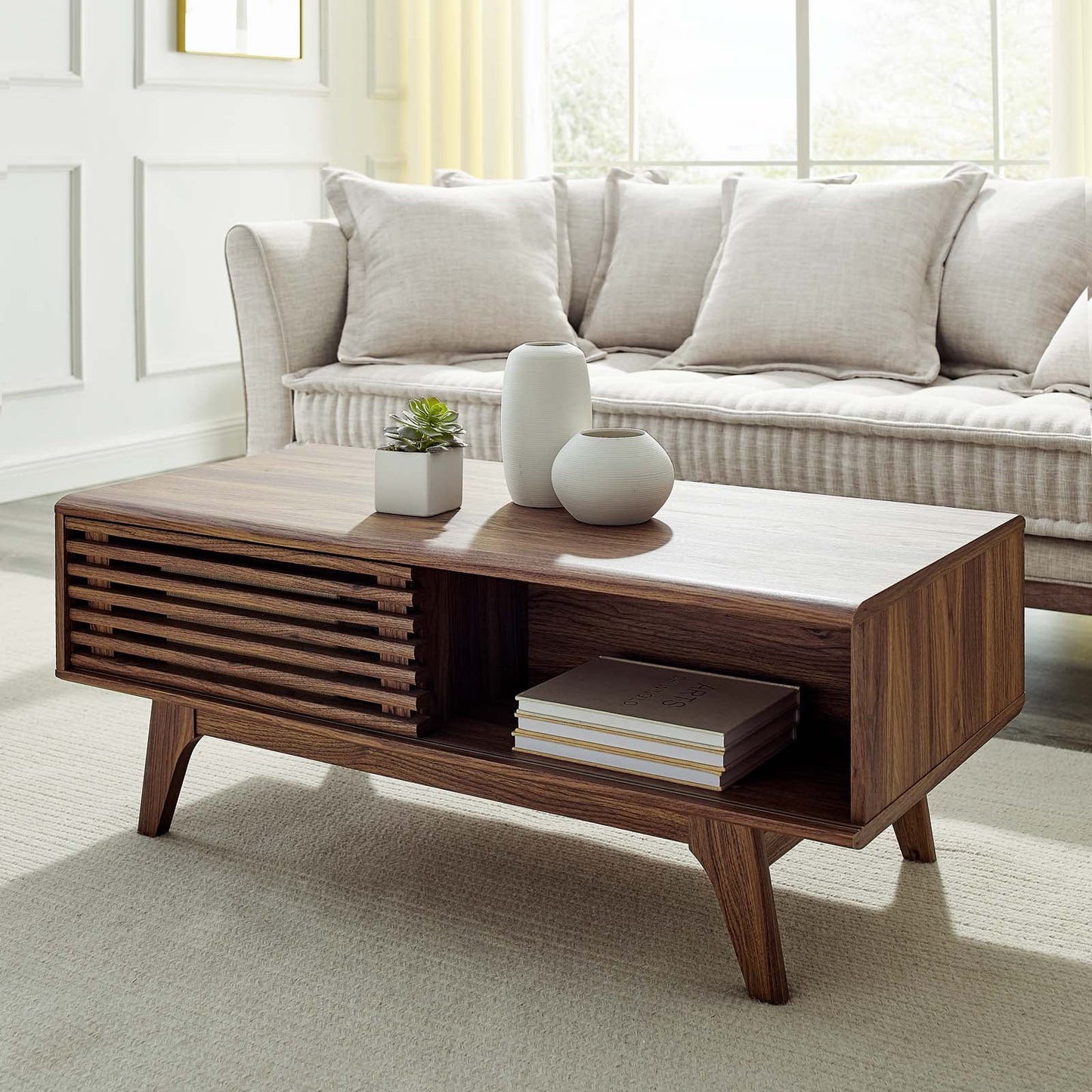 Render Coffee Table Walnut EEI-4724-WAL