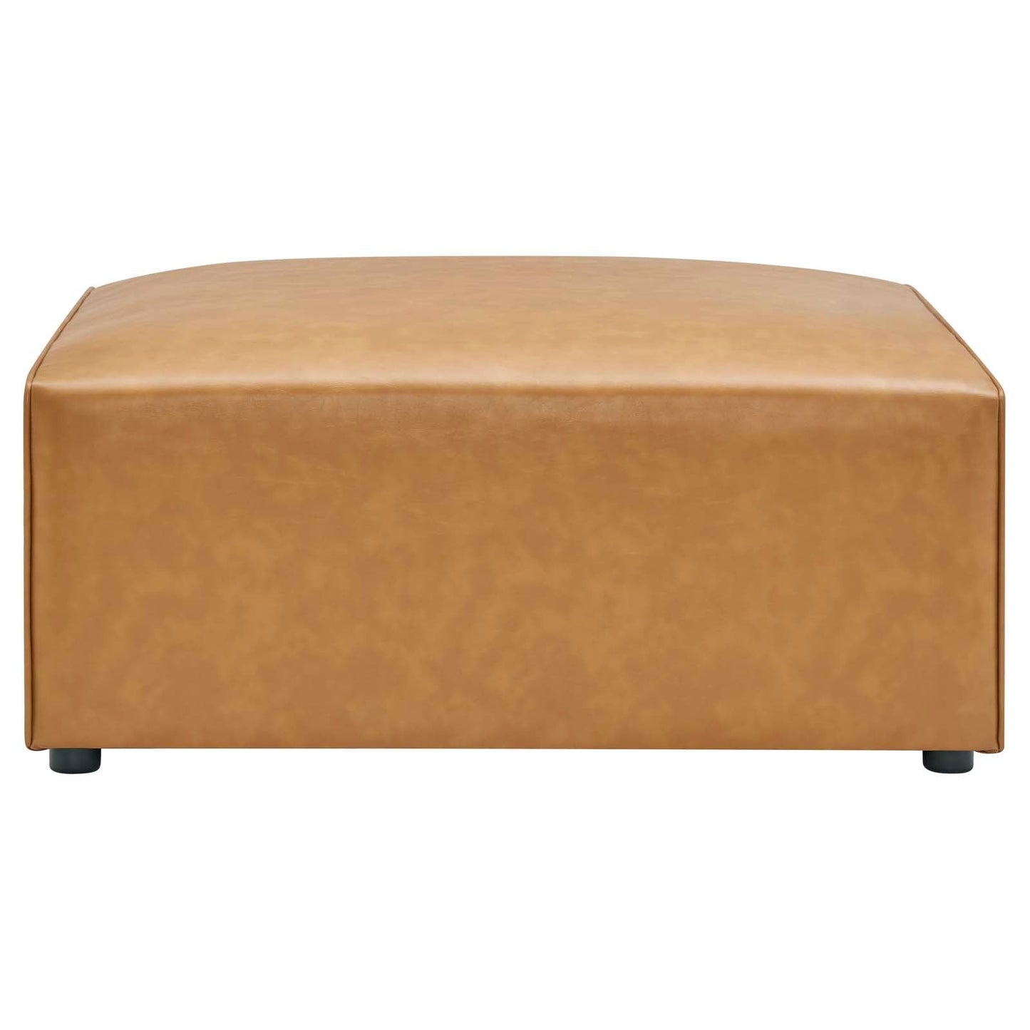 Mingle Vegan Leather Sofa and Ottoman Set Tan EEI-4790-TAN