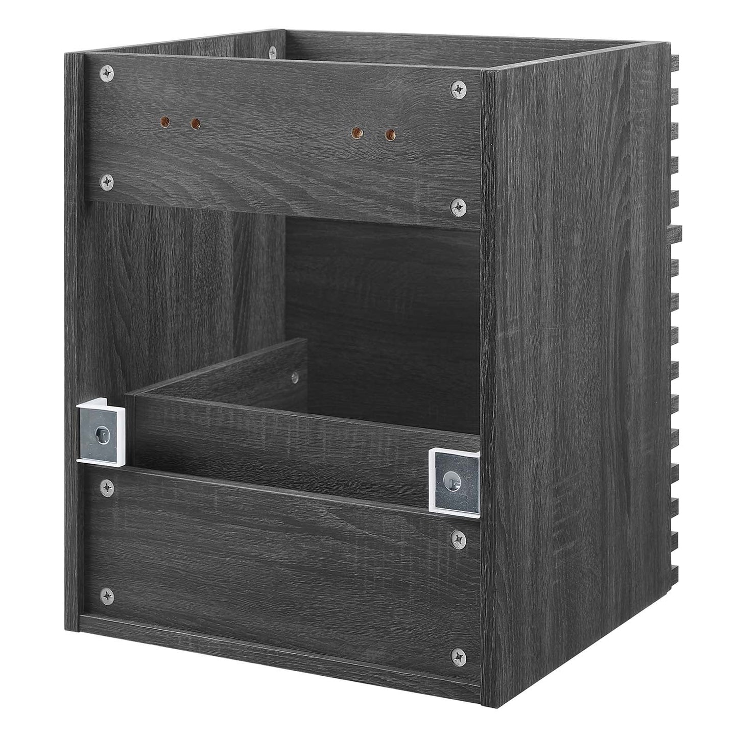 Render 18" Wall-Mount Bathroom Vanity Cabinet (Sink Basin Not Included) Charcoal EEI-4848-CHA