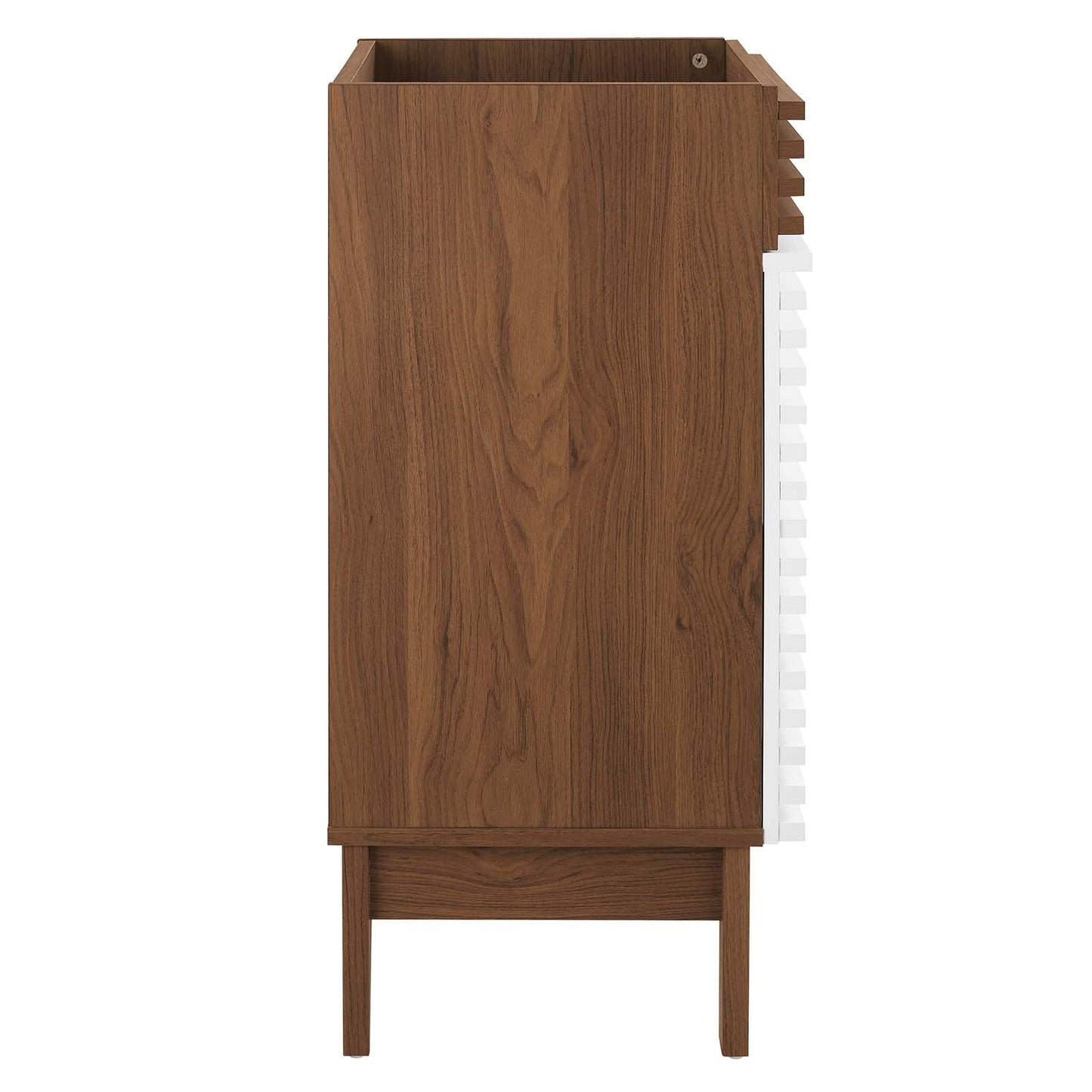 Render 18" Bathroom Vanity Cabinet (Sink Basin Not Included) White Walnut EEI-4849-WHI-WAL