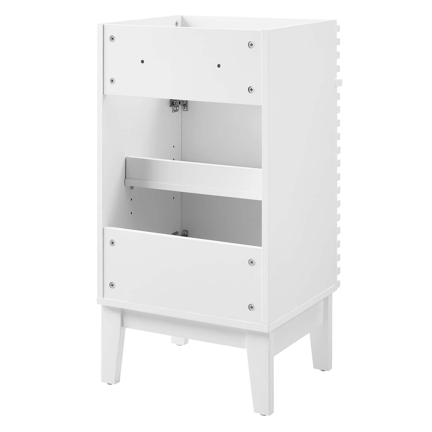 Render 18" Bathroom Vanity Cabinet (Sink Basin Not Included) White EEI-4849-WHI