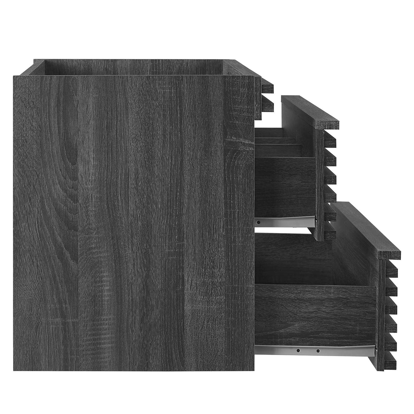 Render 30" Wall-Mount Bathroom Vanity Cabinet (Sink Basin Not Included) Charcoal EEI-4850-CHA