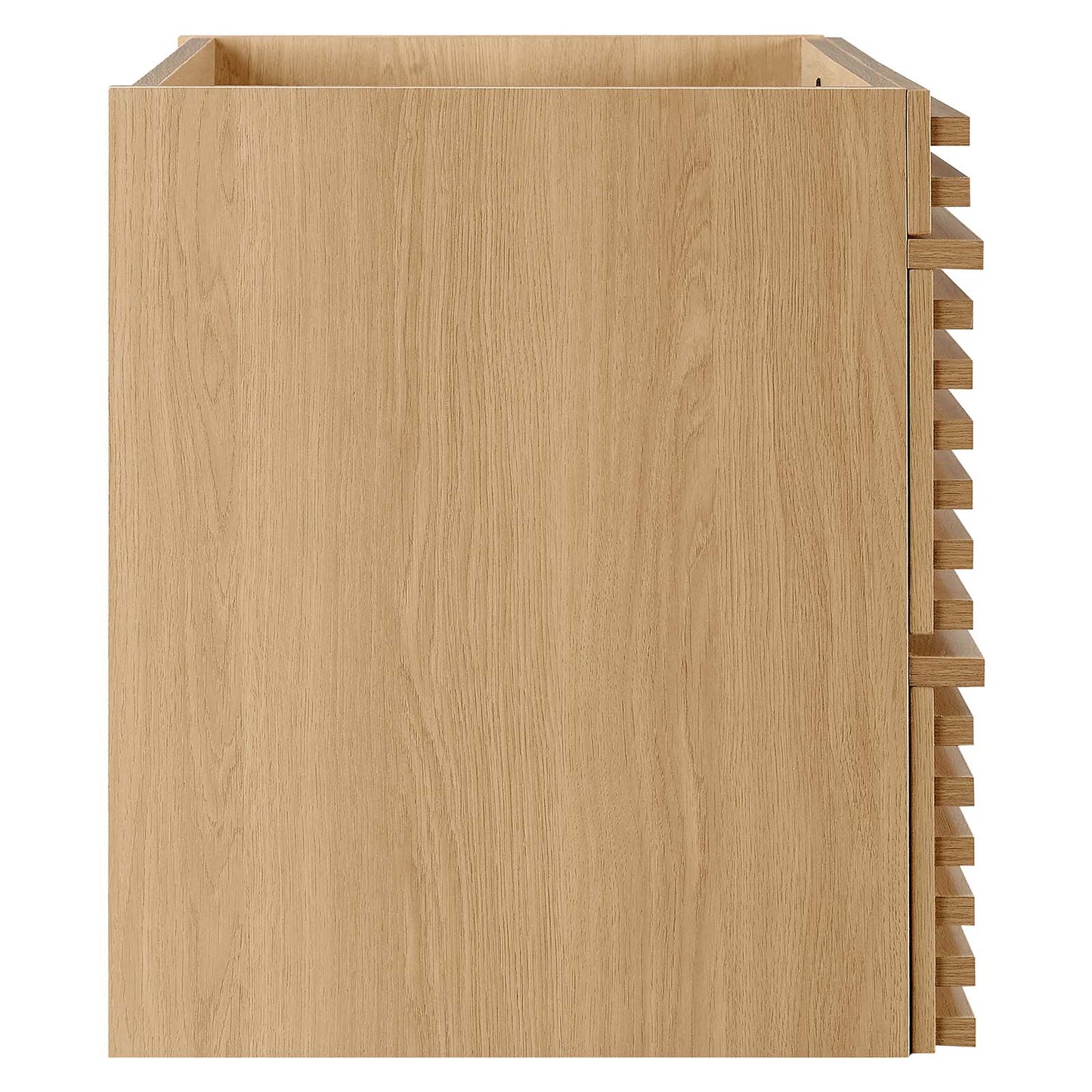 Render 30" Wall-Mount Bathroom Vanity Cabinet (Sink Basin Not Included) Oak EEI-4850-OAK