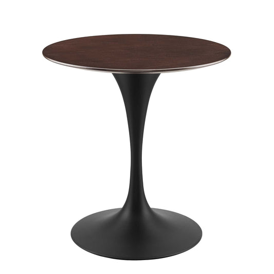 Lippa 28" Wood Dining Table Black Cherry Walnut EEI-4861-BLK-CHE