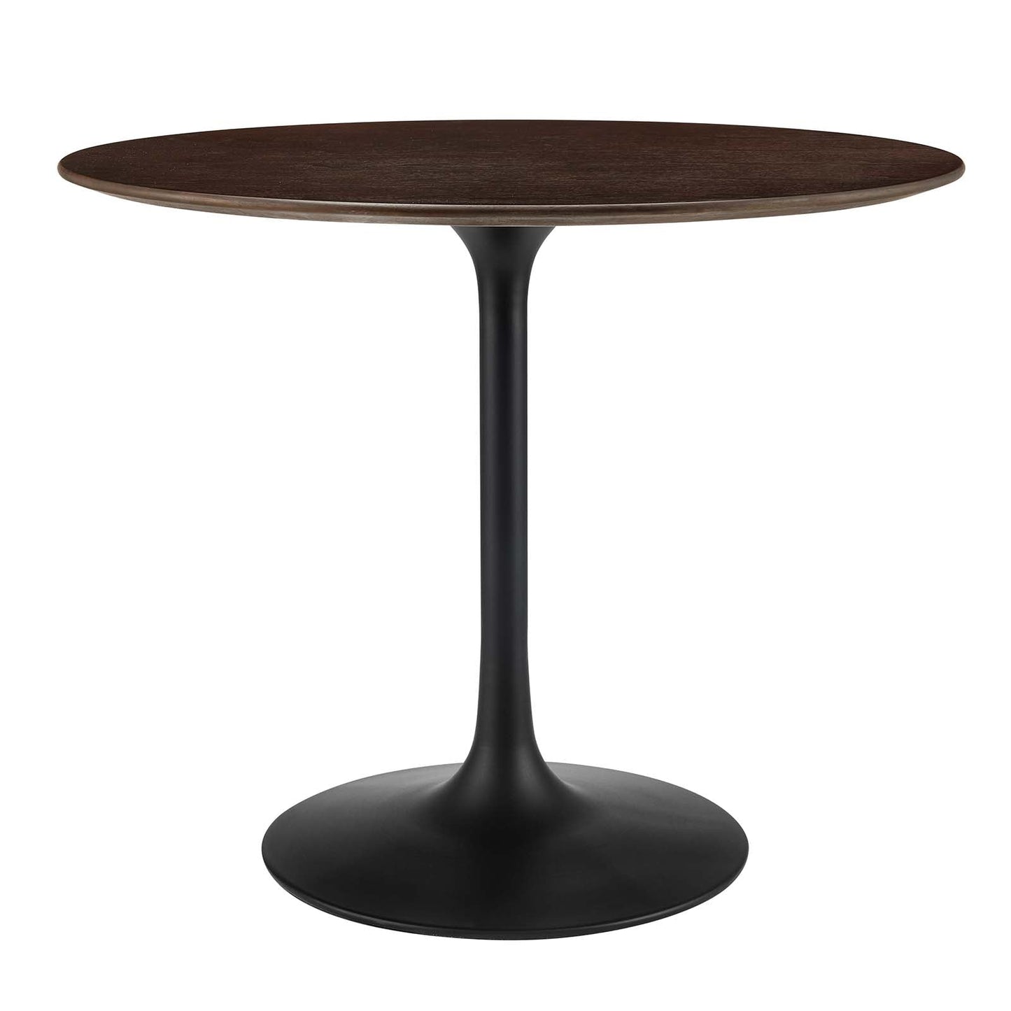 Lippa 36" Round Wood Dining Table Black Cherry Walnut EEI-4862-BLK-CHE