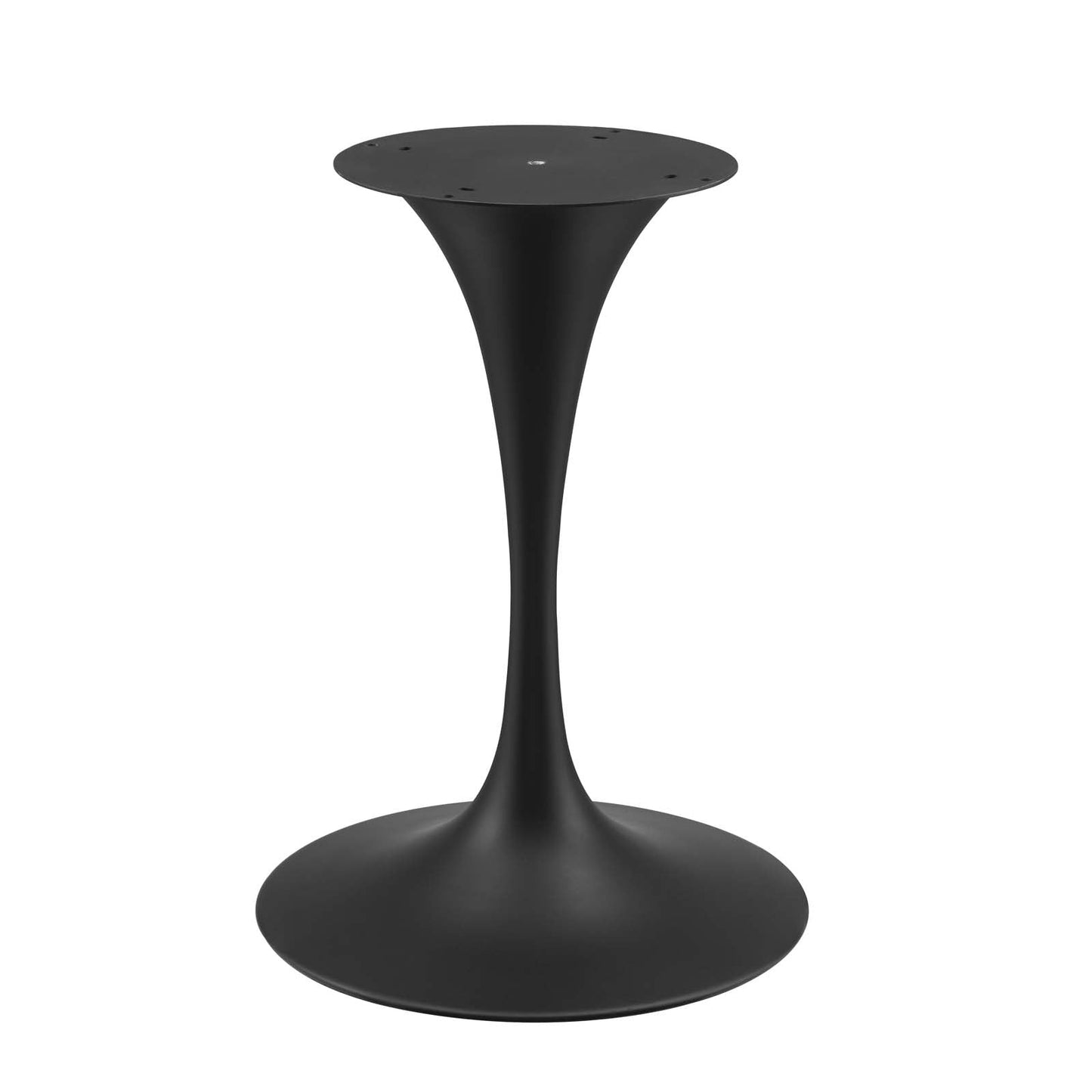 Lippa 28" Artificial Marble Dining Table Black Black EEI-4867-BLK-BLK