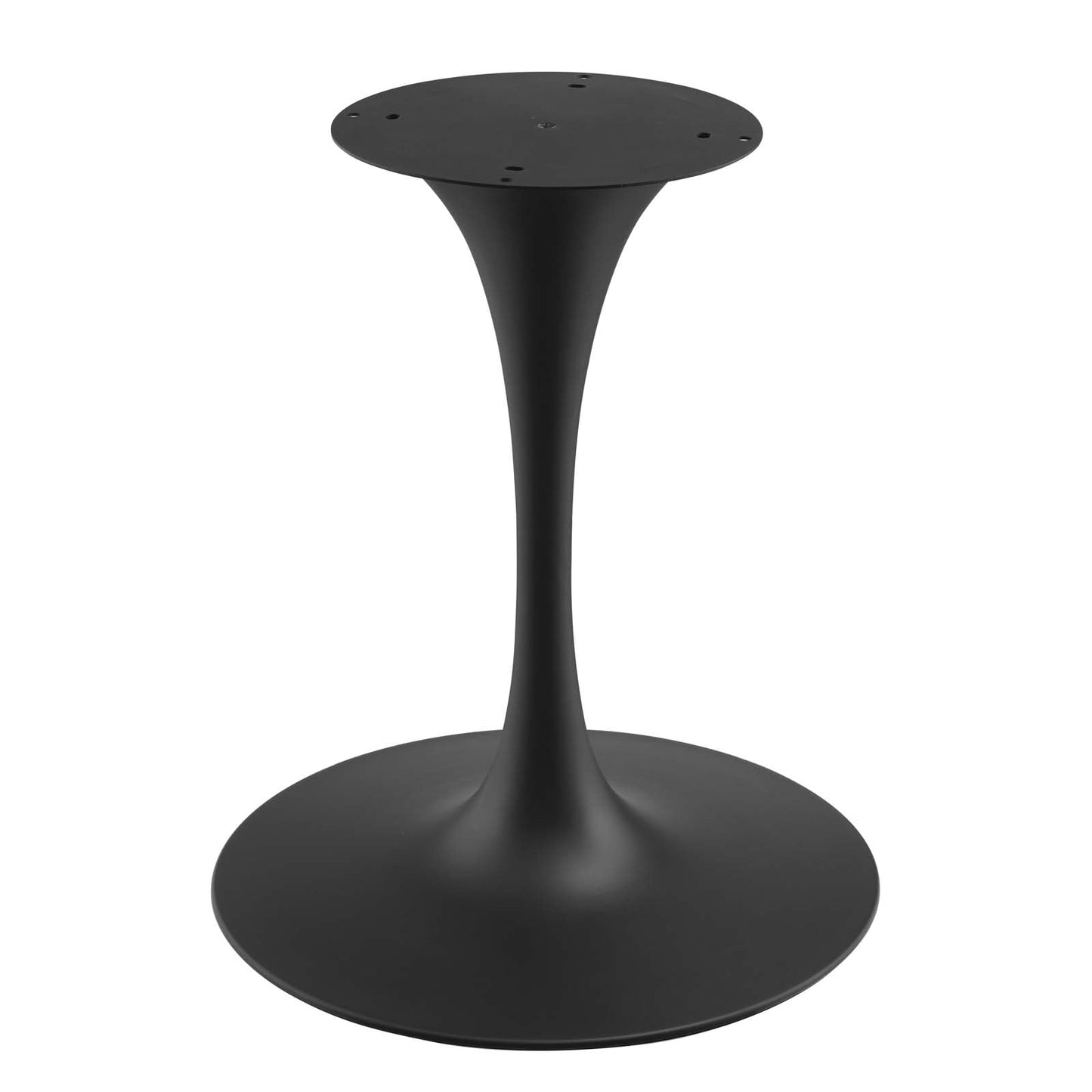 Lippa 40" Artificial Marble Dining Table Black Black EEI-4876-BLK-BLK