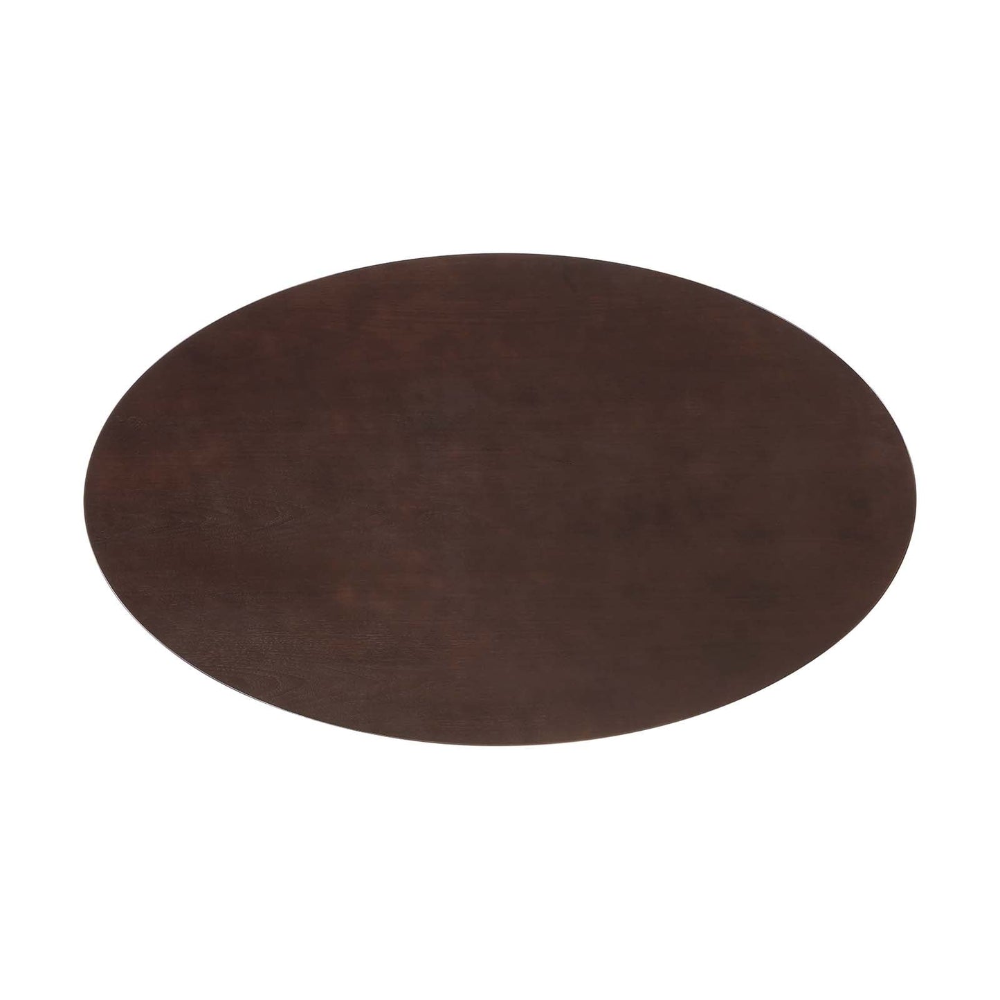 Lippa 60" Oval Wood Grain Dining Table Black Cherry Walnut EEI-4887-BLK-CHE