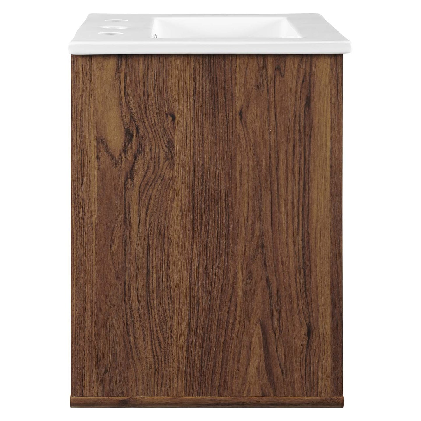 Transmit 18" Wall-Mount Bathroom Vanity Walnut White EEI-4896-WAL-WHI