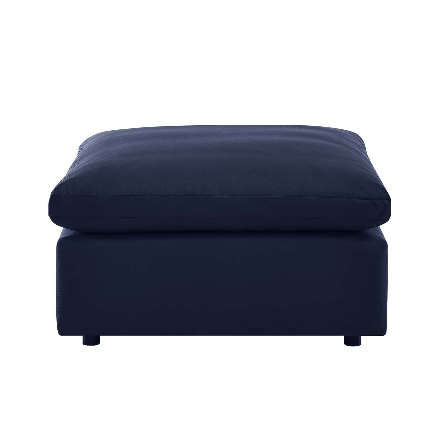 Commix Overstuffed Outdoor Patio Ottoman Navy EEI-4903-NAV