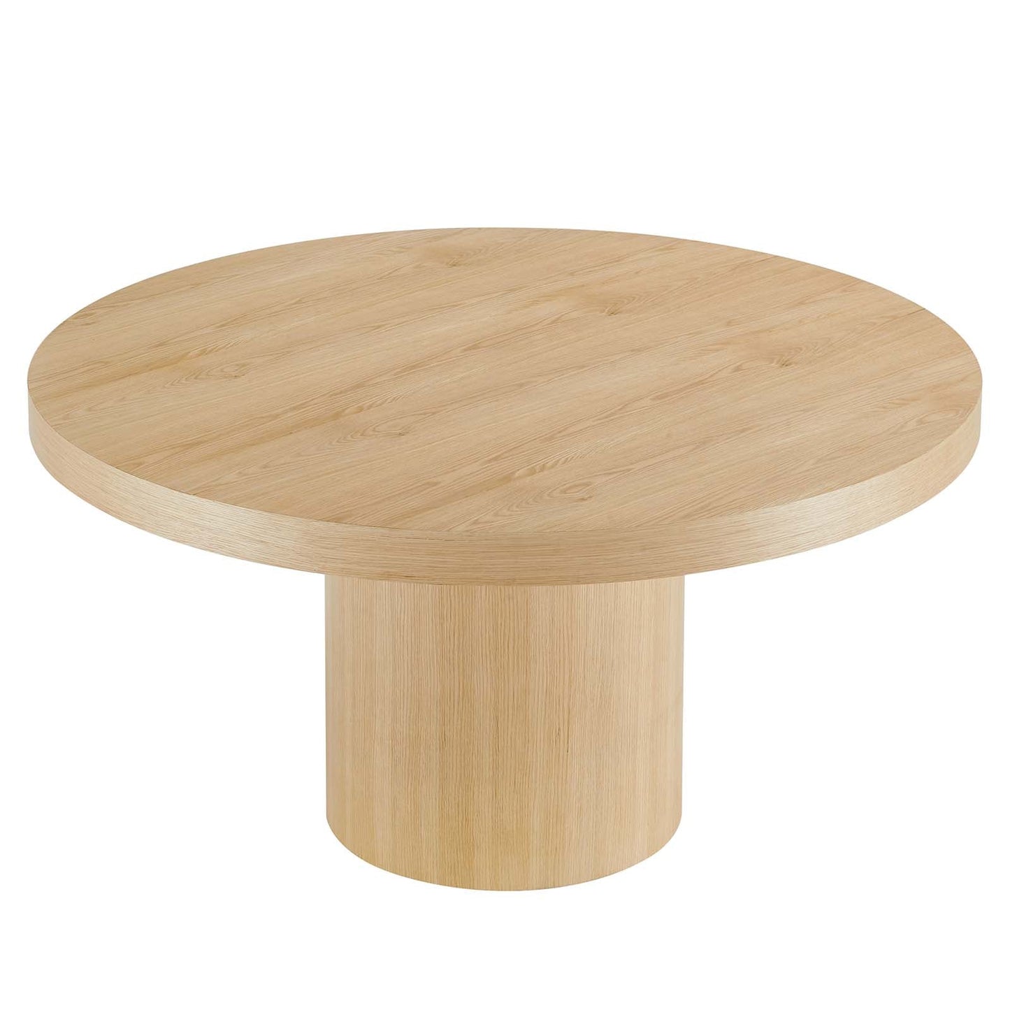 Gratify 60" Round Dining Table Oak EEI-4911-OAK