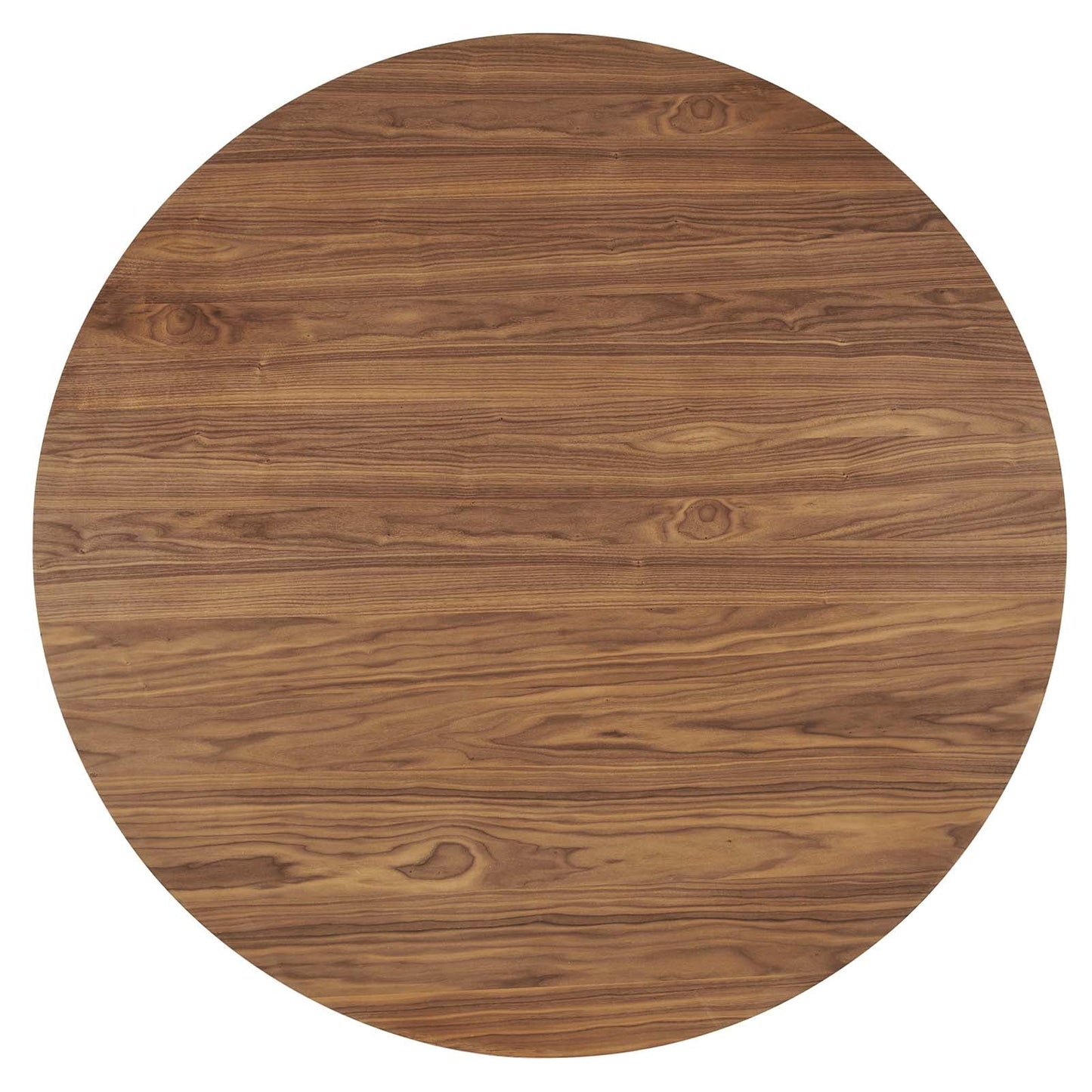 Gratify 60" Round Dining Table Walnut EEI-4911-WAL