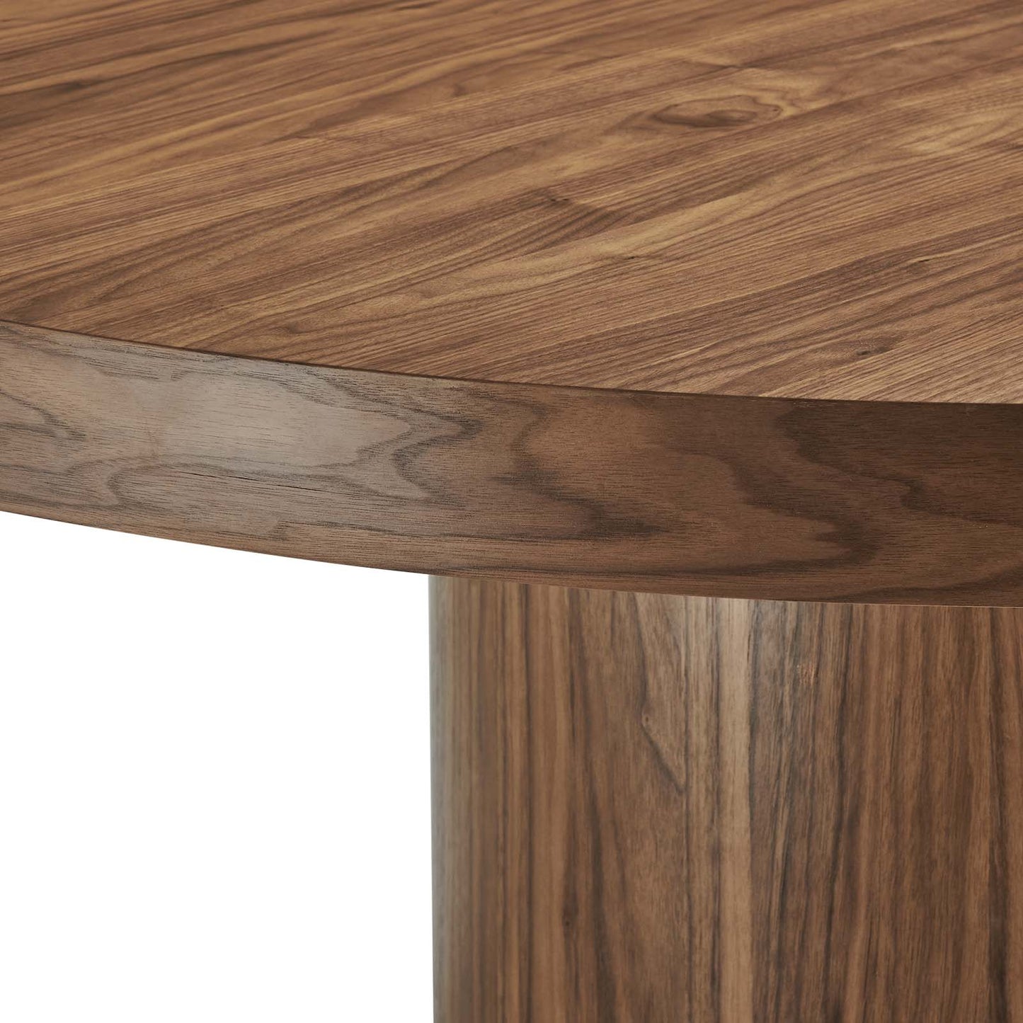 Gratify 60" Round Dining Table Walnut EEI-4911-WAL