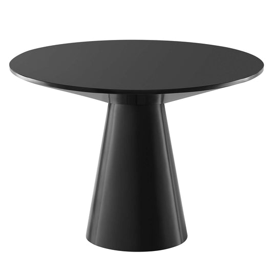 Provision 75" Oval Dining Table Black EEI-4912-BLK