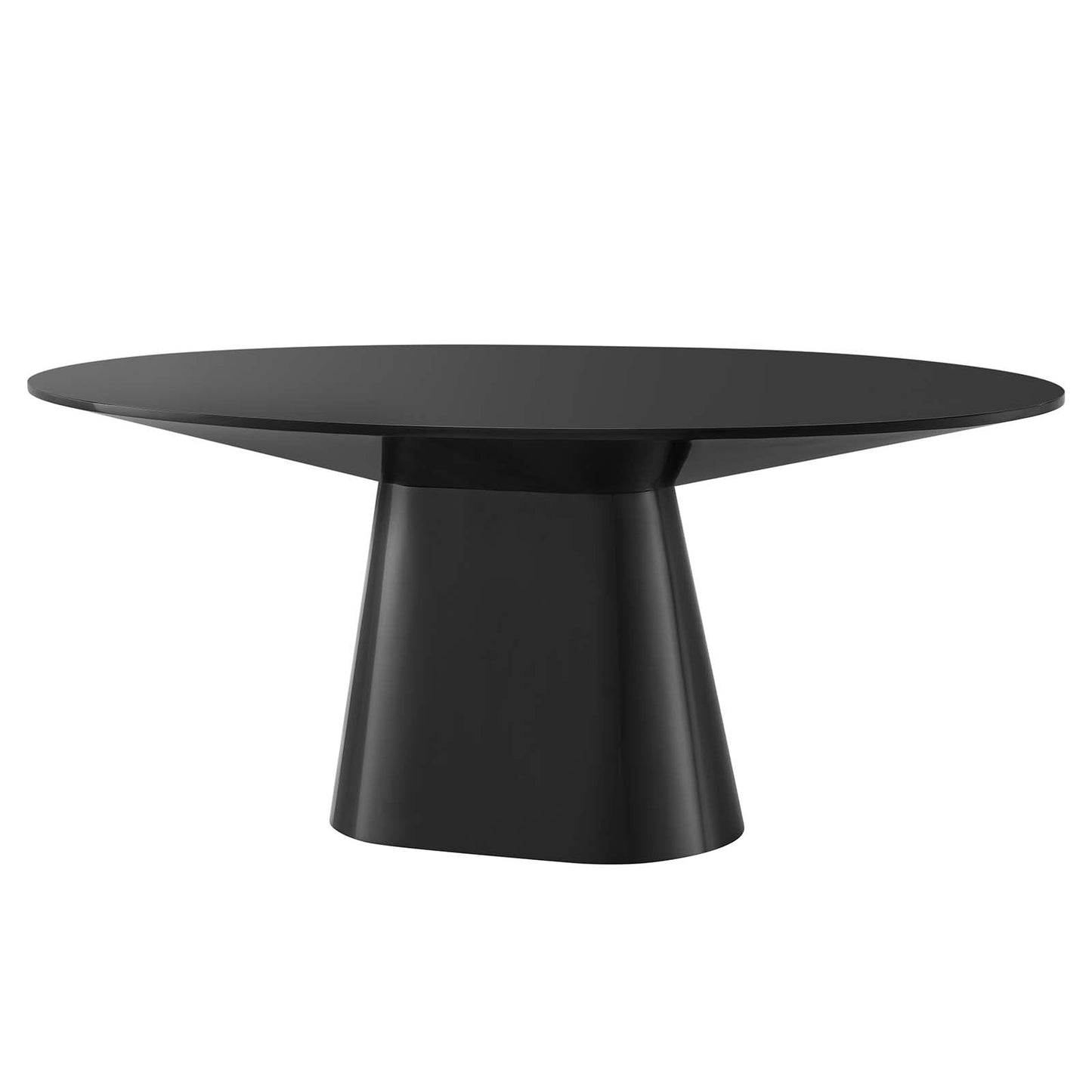 Provision 75" Oval Dining Table Black EEI-4912-BLK