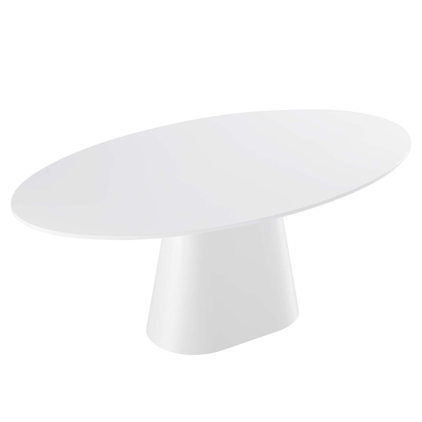 Provision 75" Oval Dining Table White EEI-4912-WHI