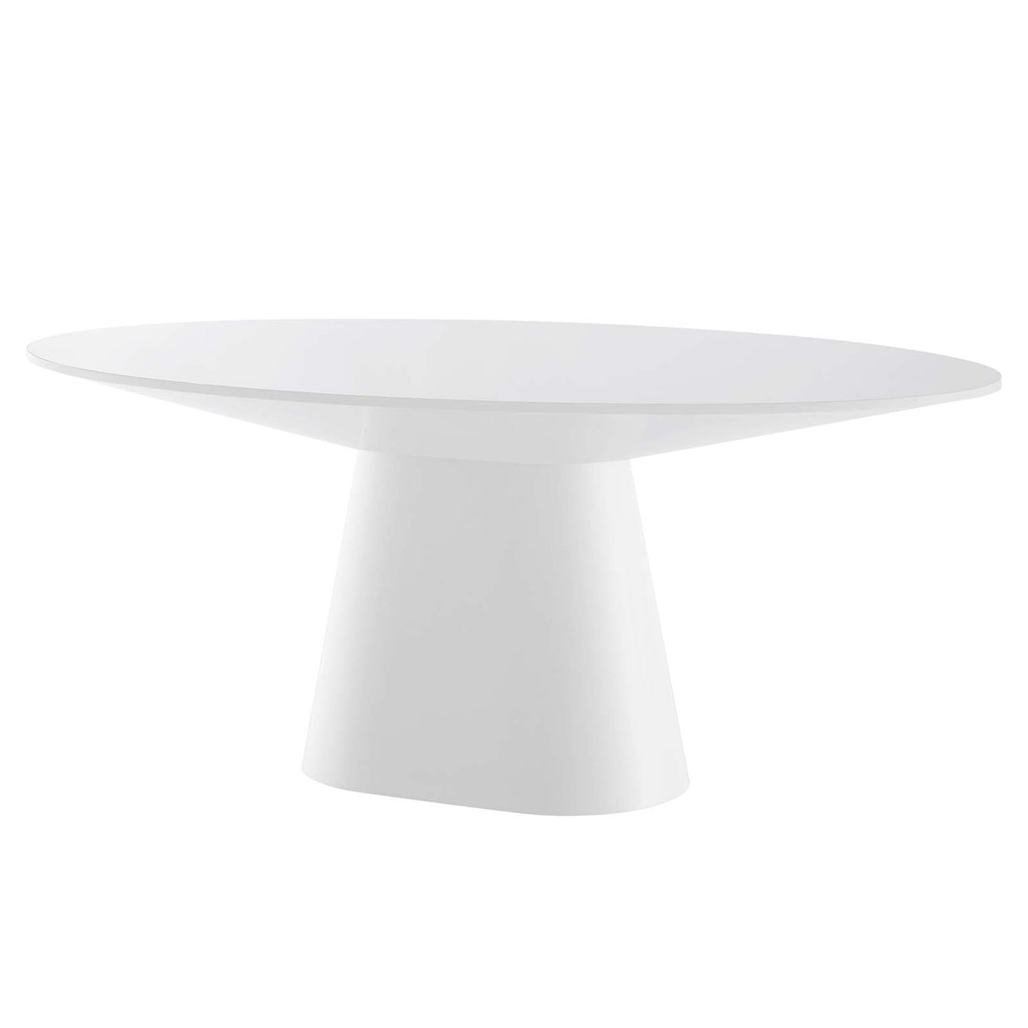 Provision 75" Oval Dining Table White EEI-4912-WHI